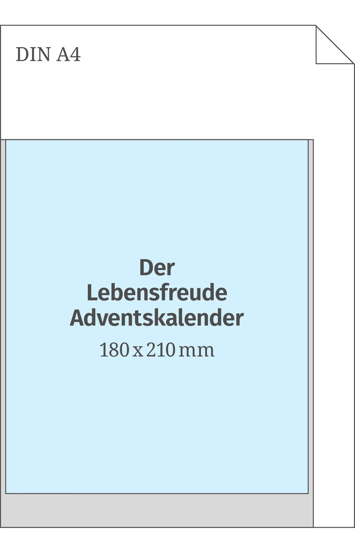 Beispielinhalt (Bild) Der Lebensfreude-Adventskalender 2024