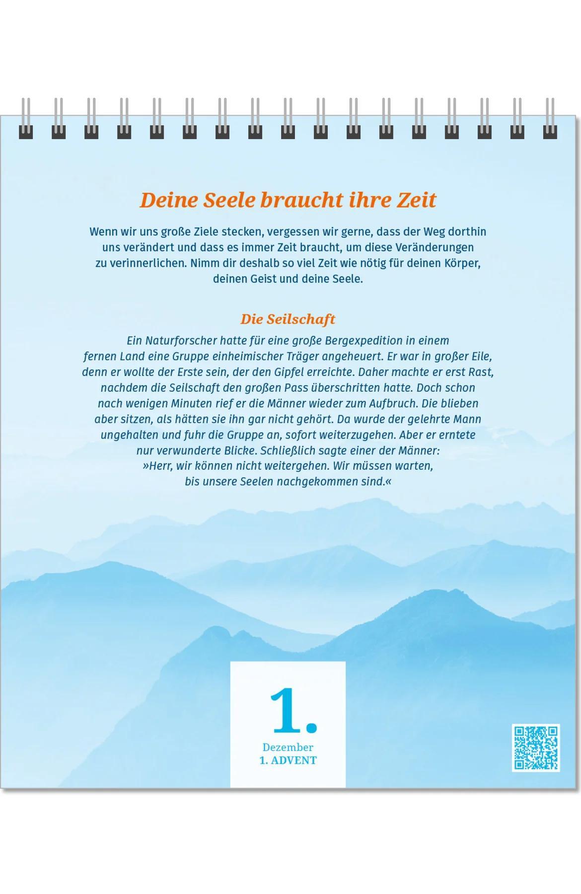 Beispielinhalt (Bild) Der Lebensfreude-Adventskalender 2024