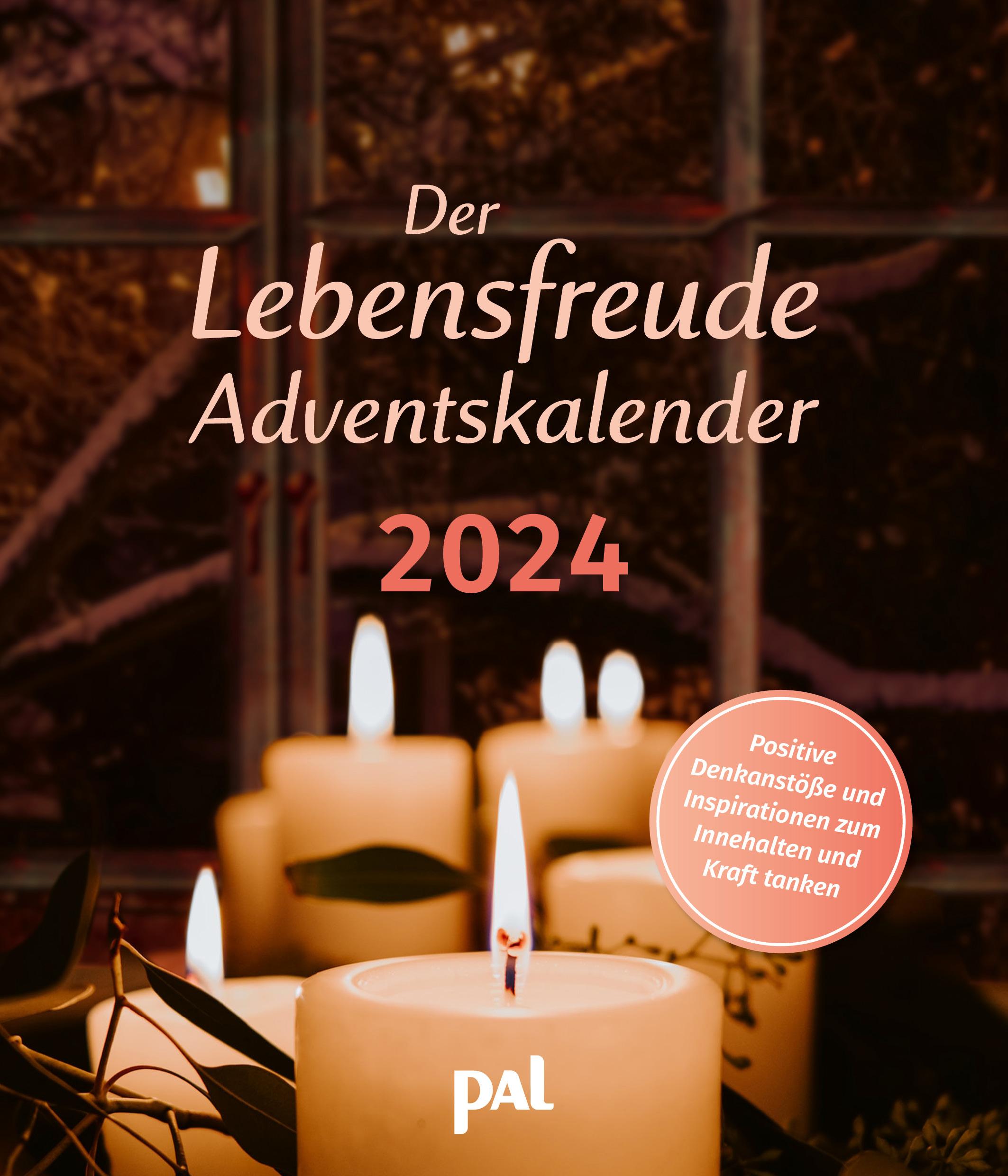 Vorderes Coverbild Der Lebensfreude-Adventskalender 2024