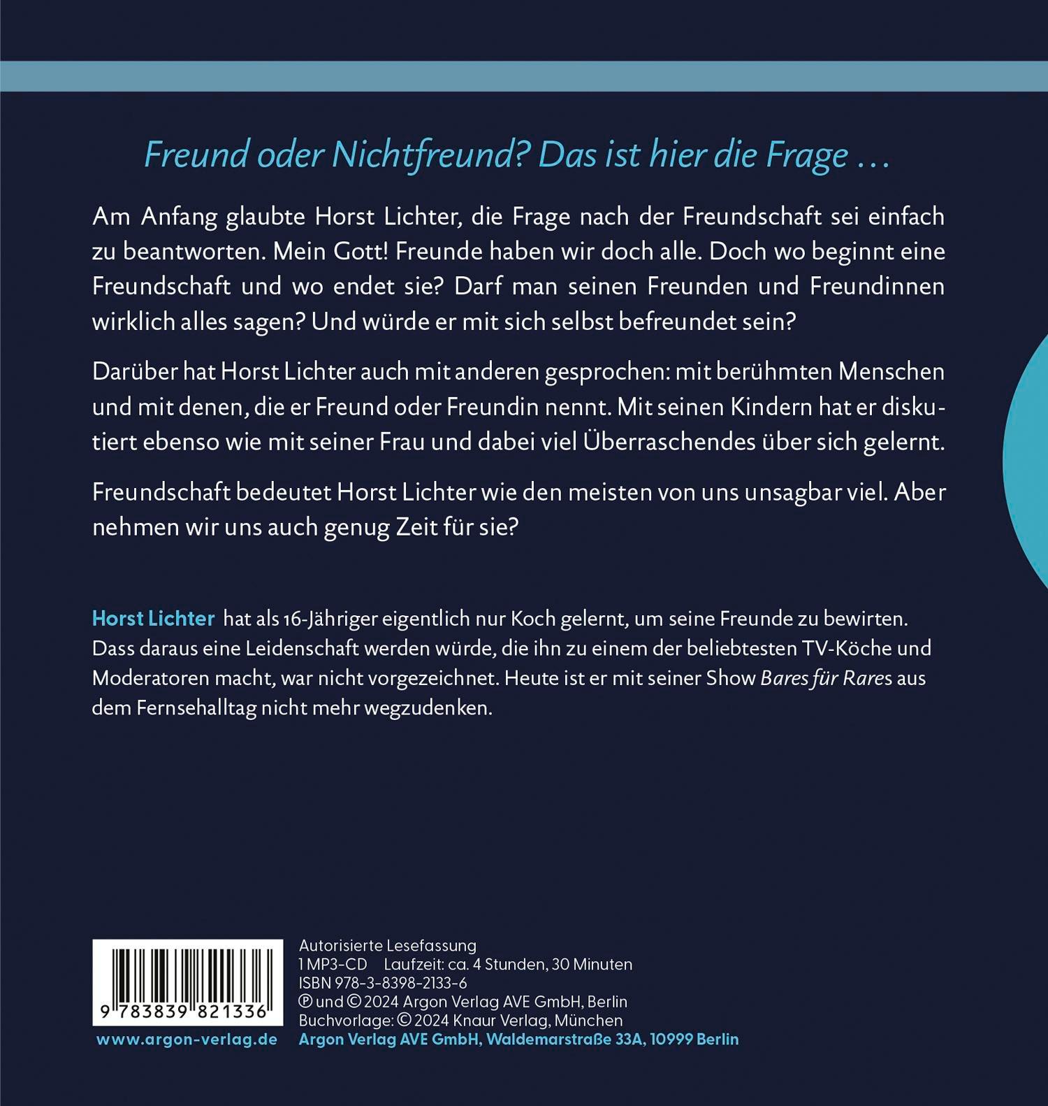 Rückseitencover Zeit für Freundschaft?!