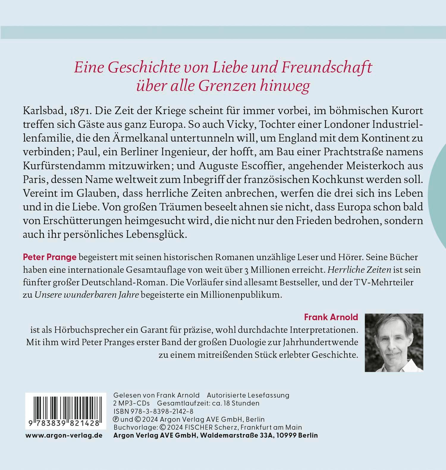 Rückseitencover Herrliche Zeiten - Die Himmelsstürmer