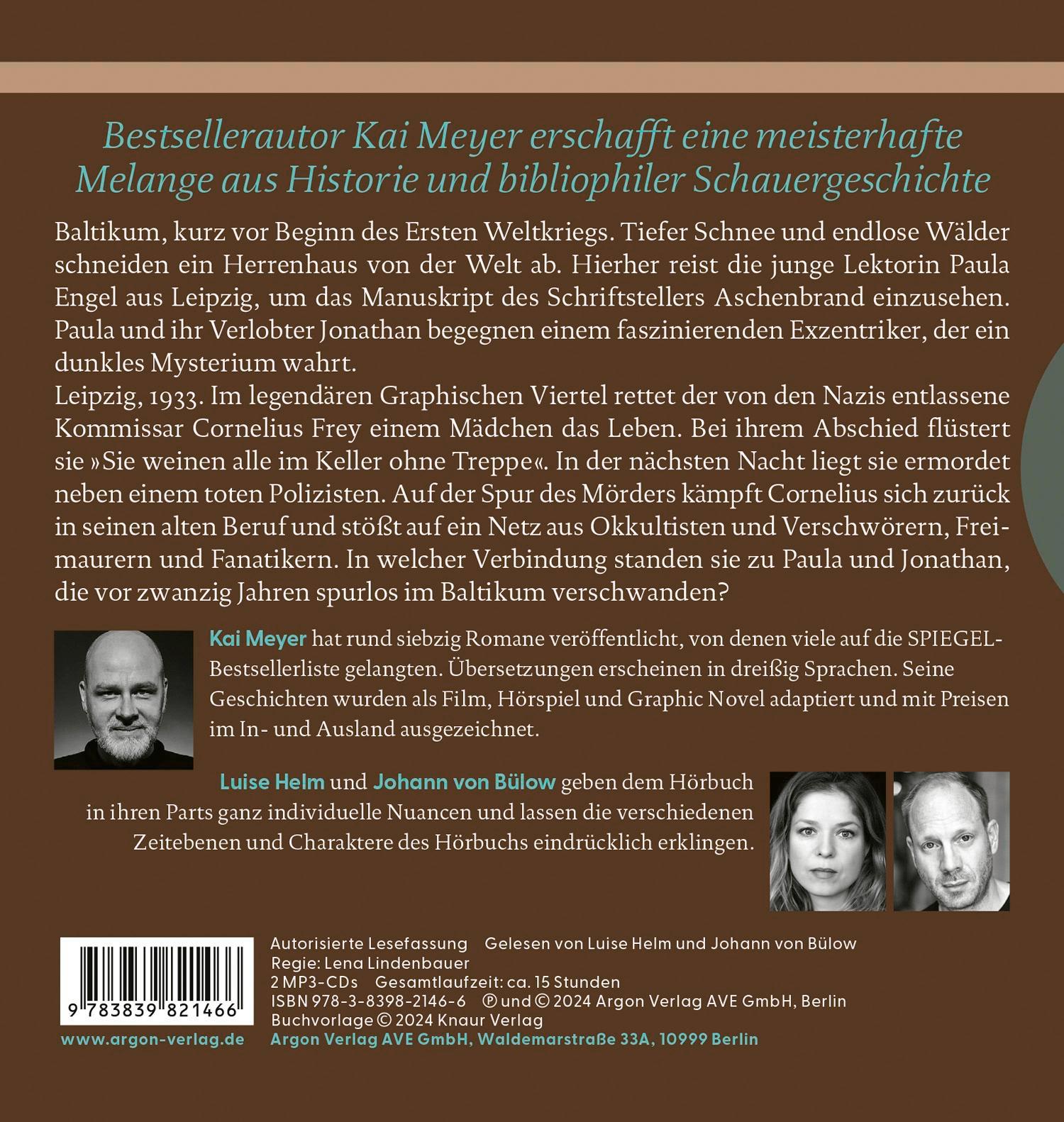 Rückseitencover Das Haus der Bücher und Schatten