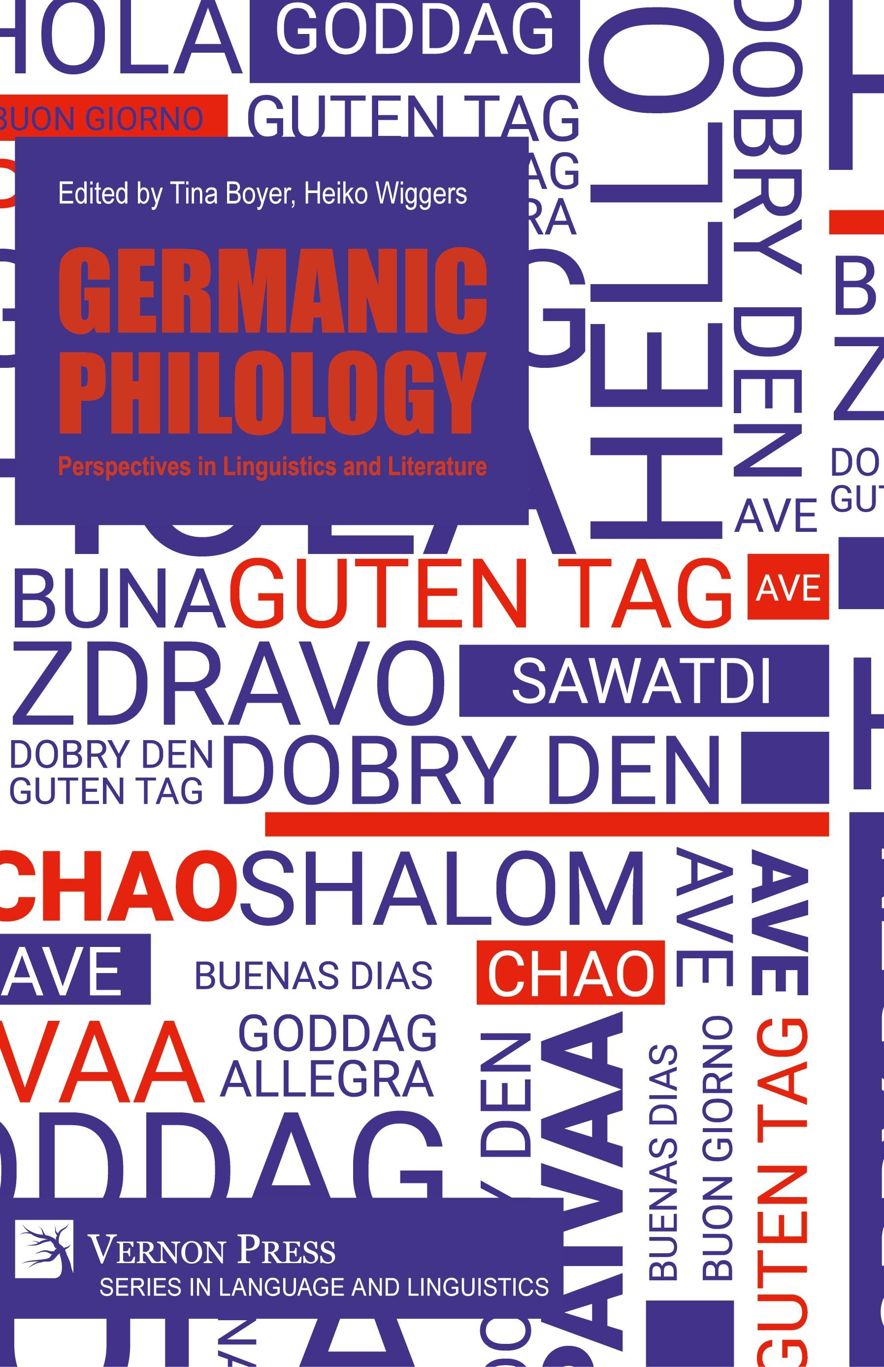 Vorderes Coverbild Germanic Philology