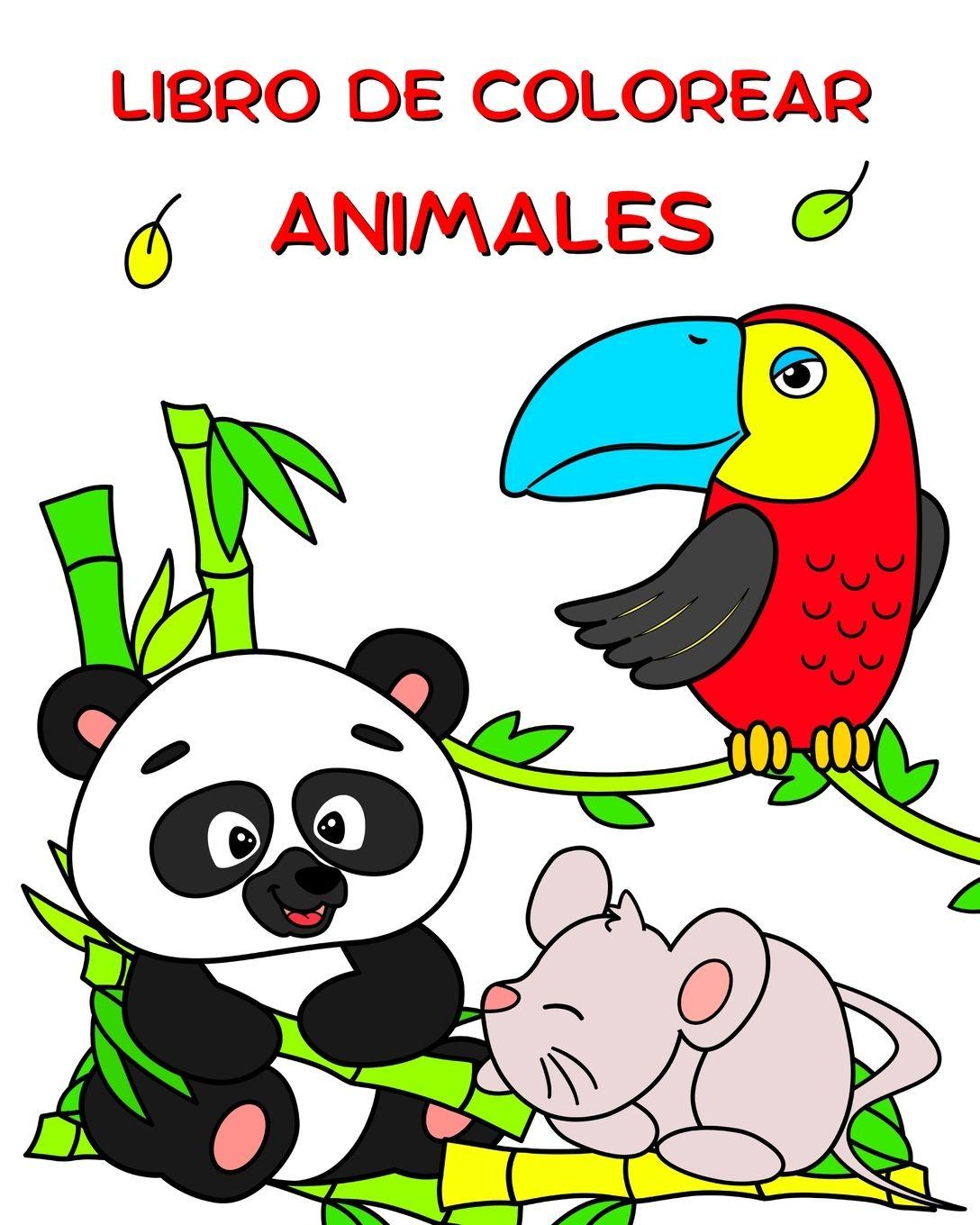 Vorderes Coverbild Libro de Colorear Animales