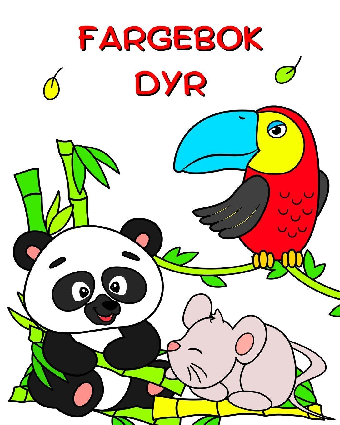 Vorderes Coverbild Fargebok Dyr