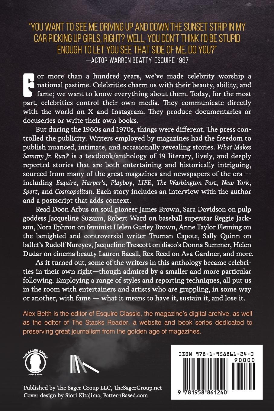 Rückseitencover What Makes Sammy Jr. Run?