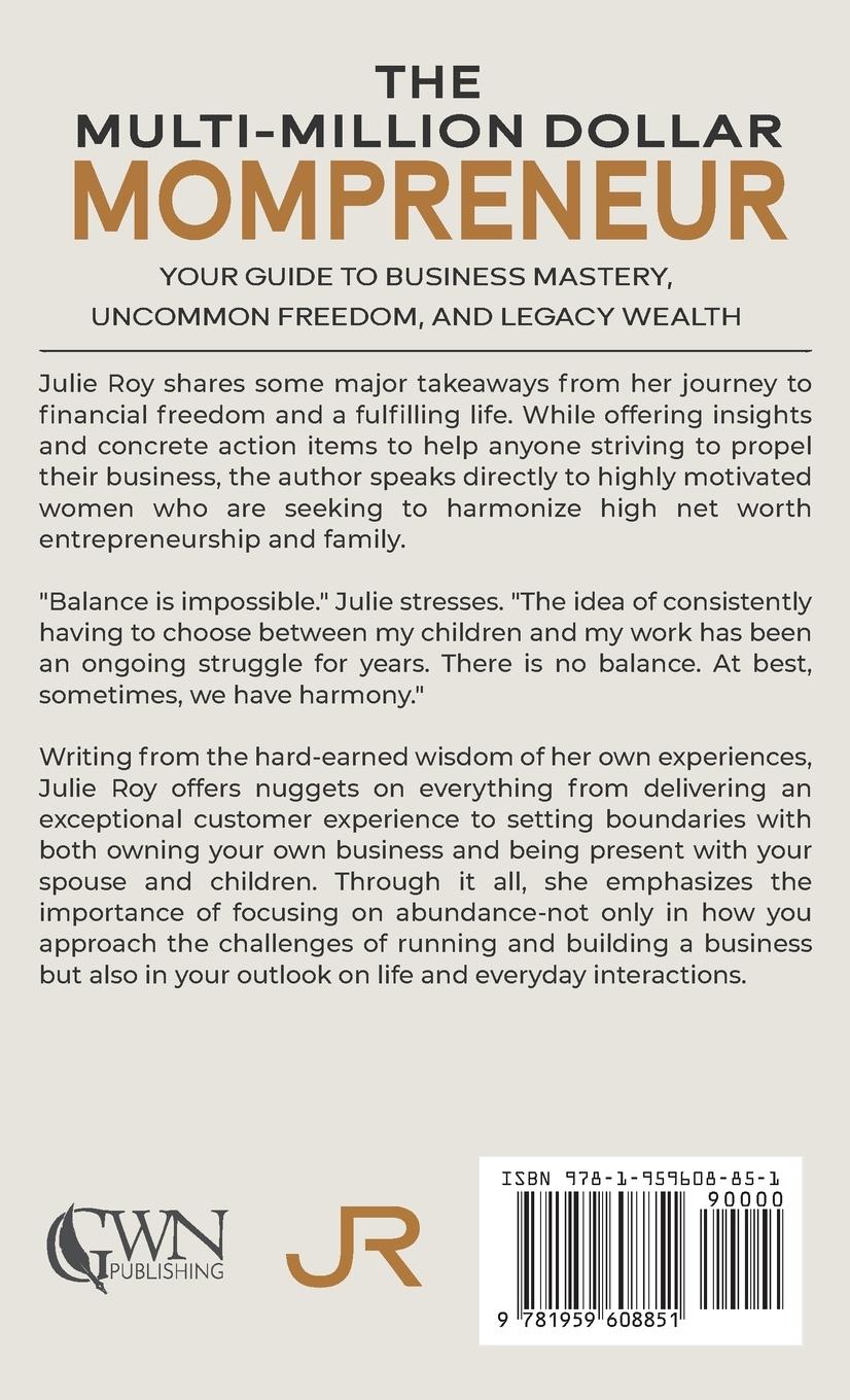 Rückseitencover The Multi-Million Dollar Mompreneur