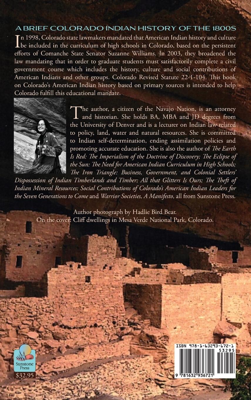 Rückseitencover A Brief Colorado Indian History of the 1800s Through A Factual Lens(Hardcover)