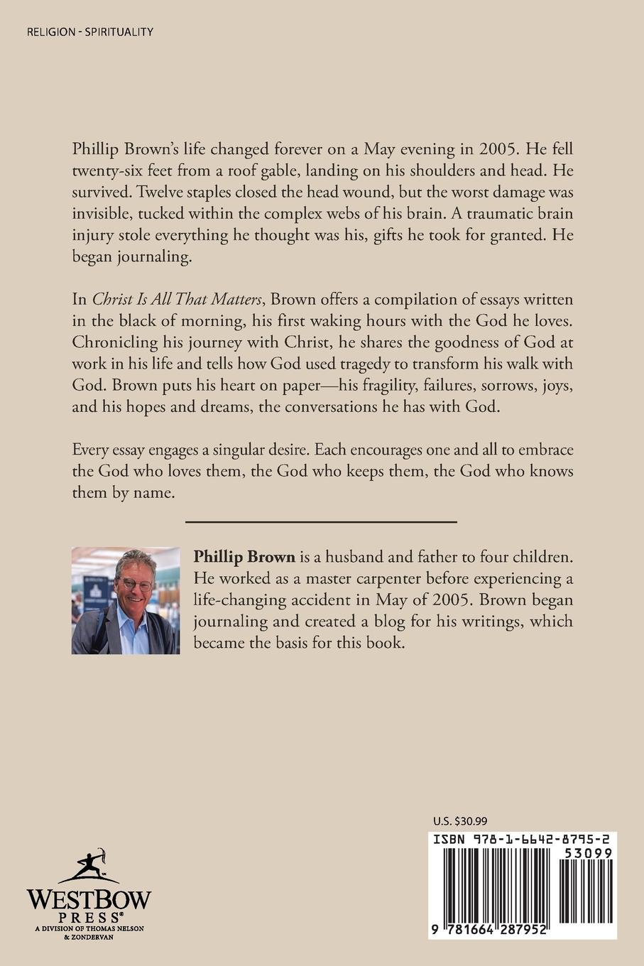 Rückseitencover Christ Is All That Matters