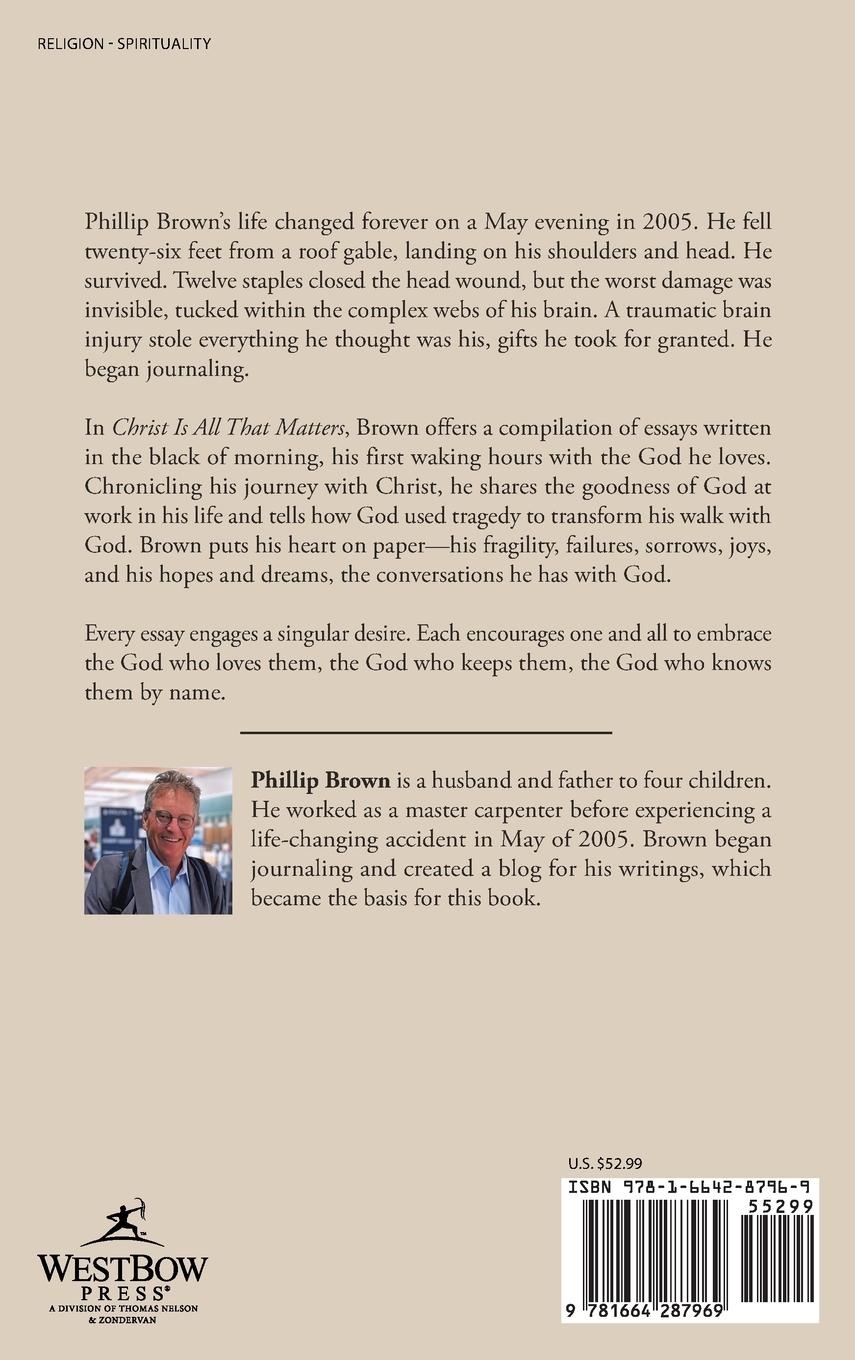 Rückseitencover Christ Is All That Matters