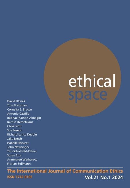 Vorderes Coverbild Ethical Space Vol. 21 Issue 1