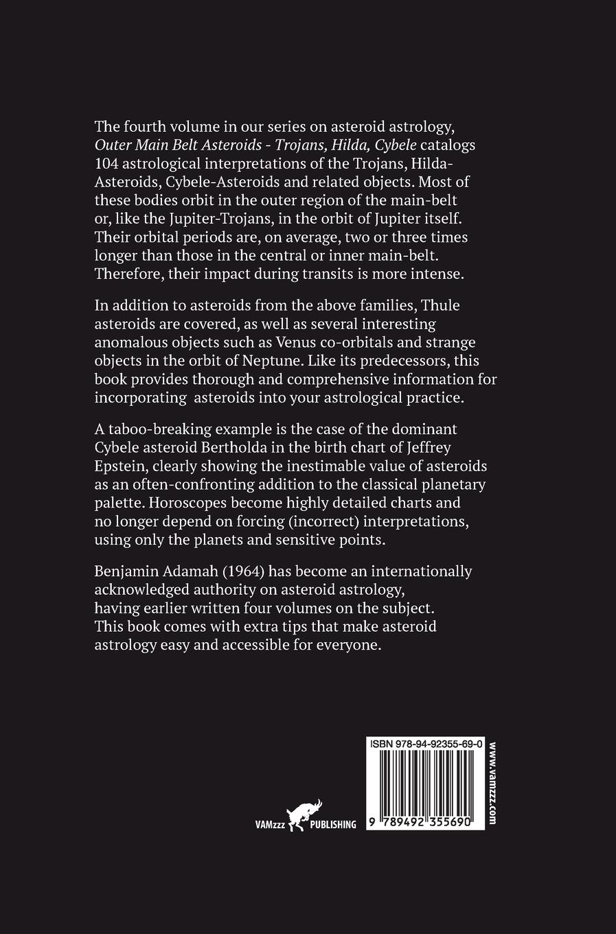 Rückseitencover Outer Main Belt Asteroids - Trojans, Hilda, Cybele