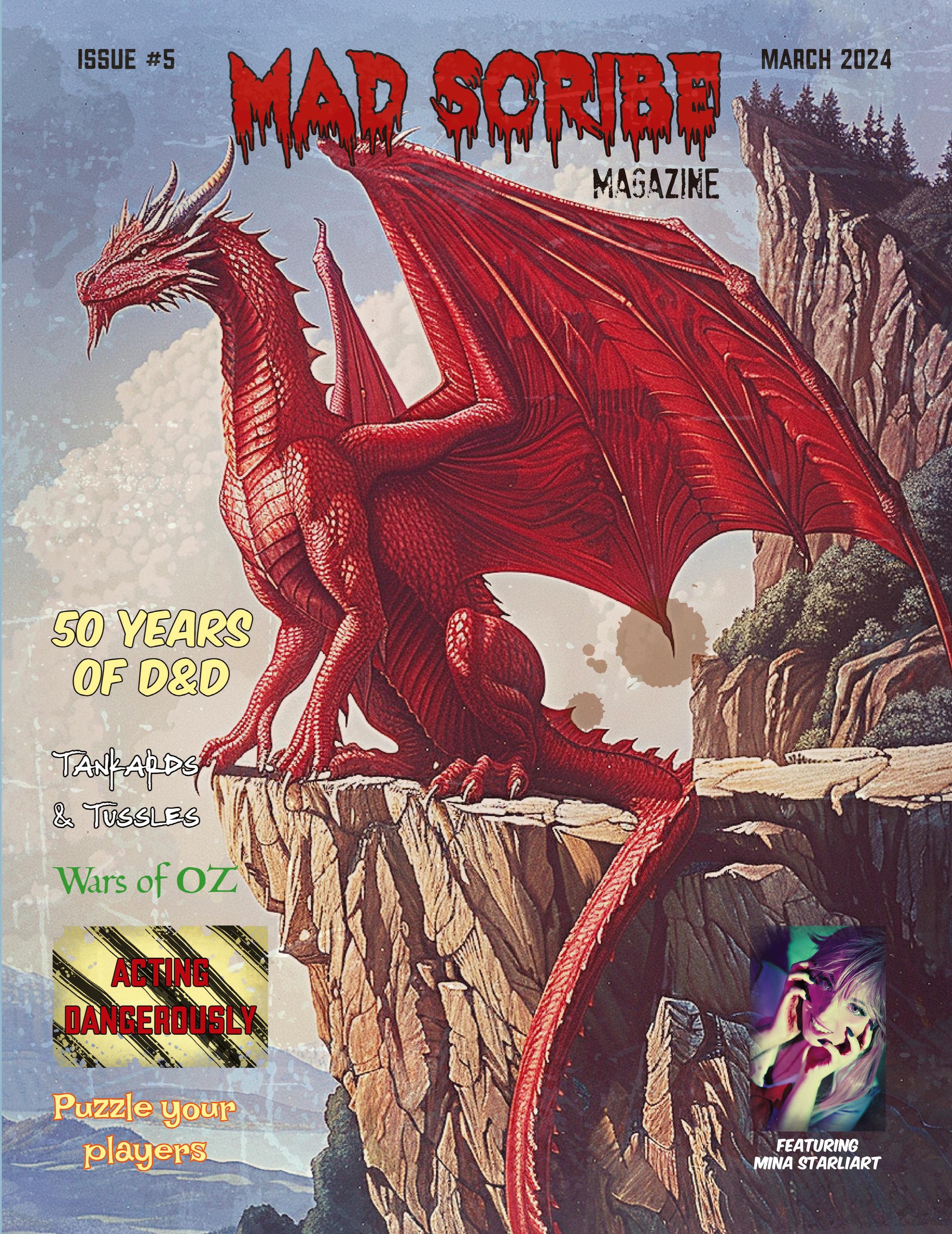 Vorderes Coverbild Mad Scribe Magazine Issue #5