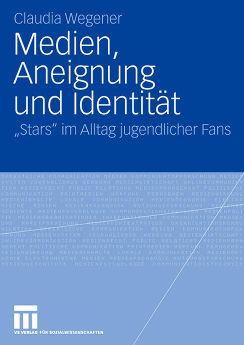 Vorderes Coverbild Medien, Aneignung und Identität