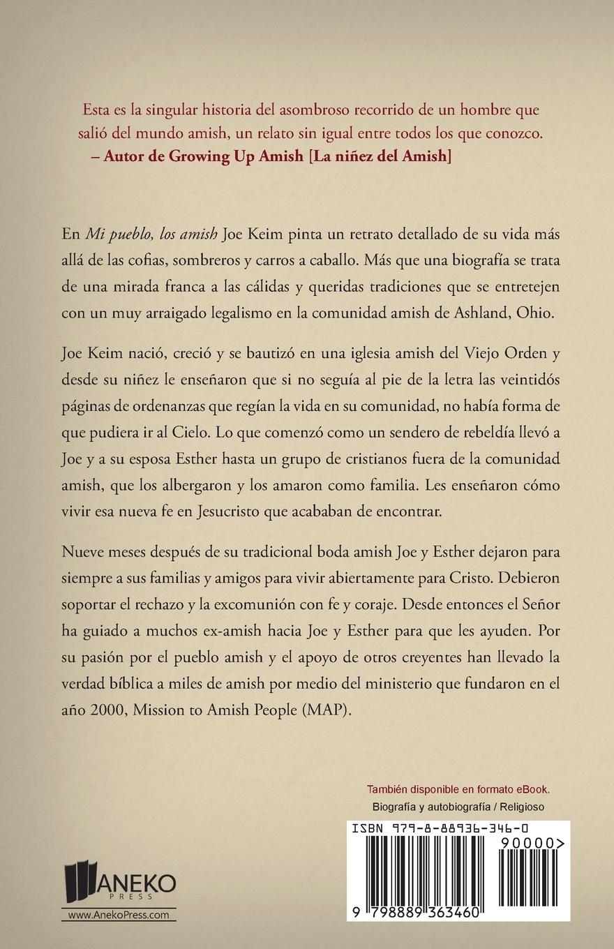 Rückseitencover Mi pueblo, los amish