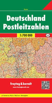 Vorderes Coverbild Deutschland 1 : 700 000. Postleitzahlenkarte