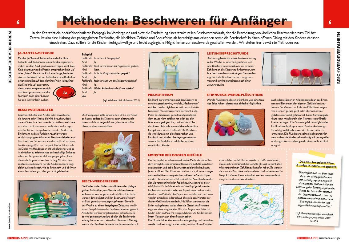 Beispielinhalt (Bild) Die Praxismappe für Kita-Teams: Demokratie von klein auf