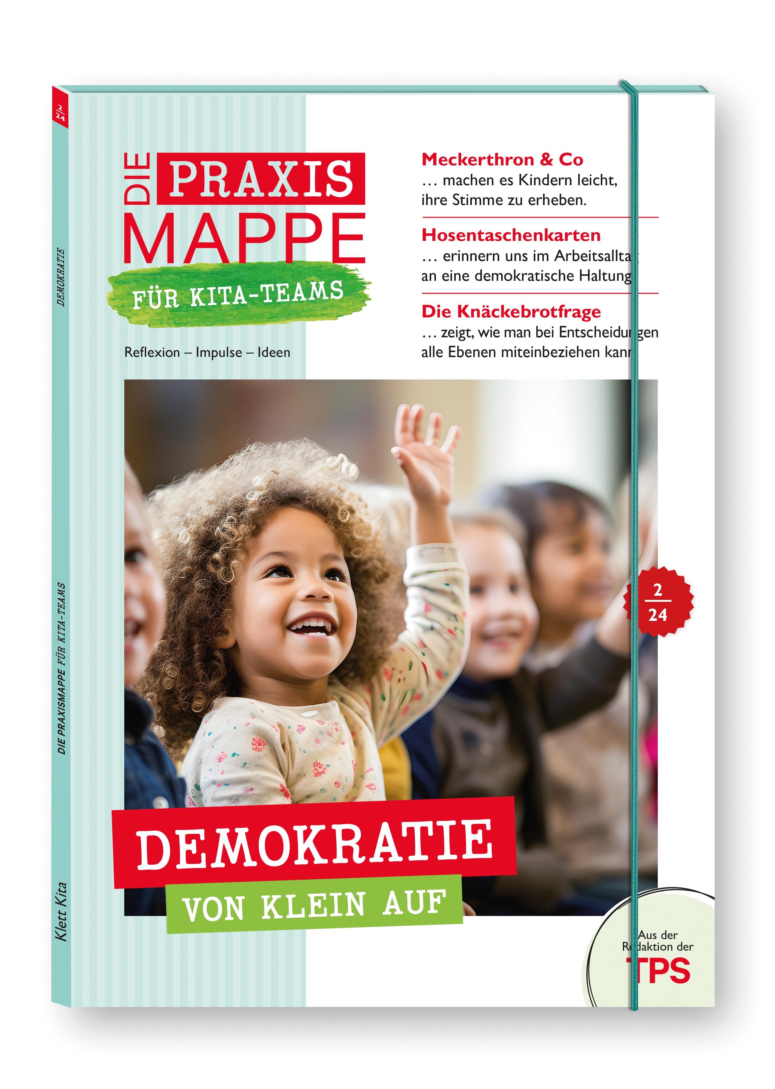 Vorderes Coverbild Die Praxismappe für Kita-Teams: Demokratie von klein auf
