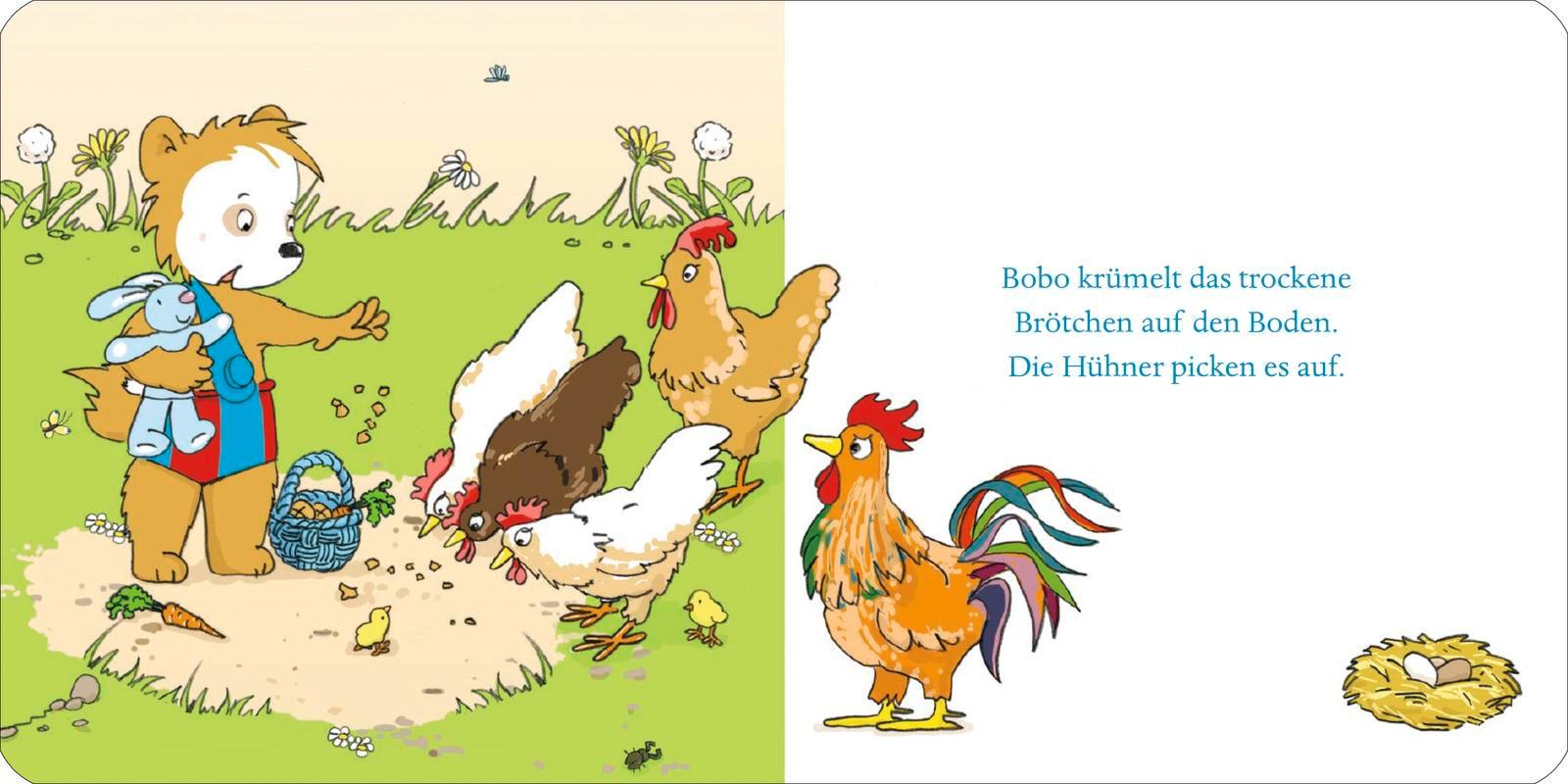 Beispielinhalt (Bild) Bobo & Hasi auf dem Bauernhof