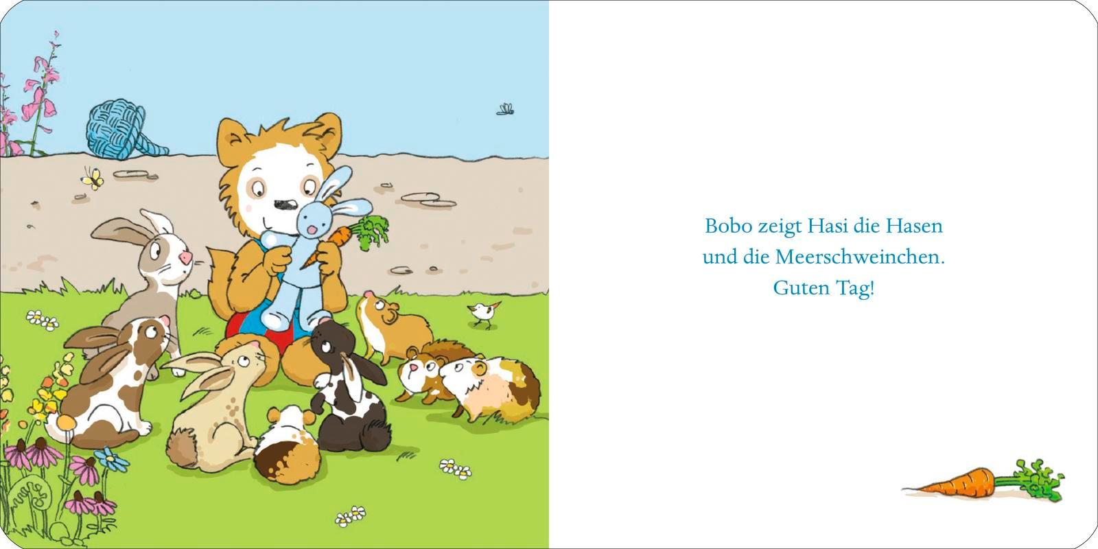 Beispielinhalt (Bild) Bobo & Hasi auf dem Bauernhof