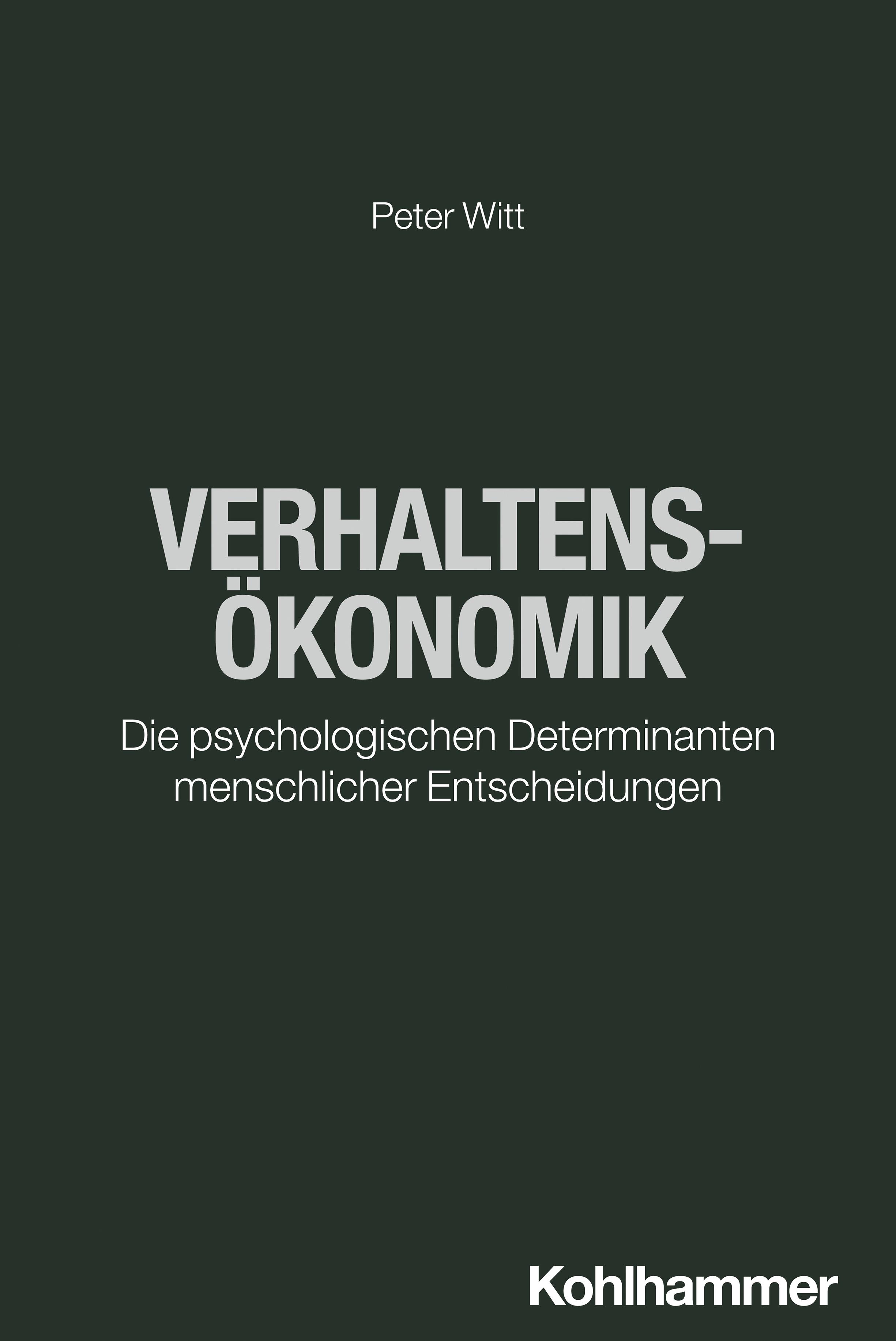 Vorderes Coverbild Verhaltensökonomik