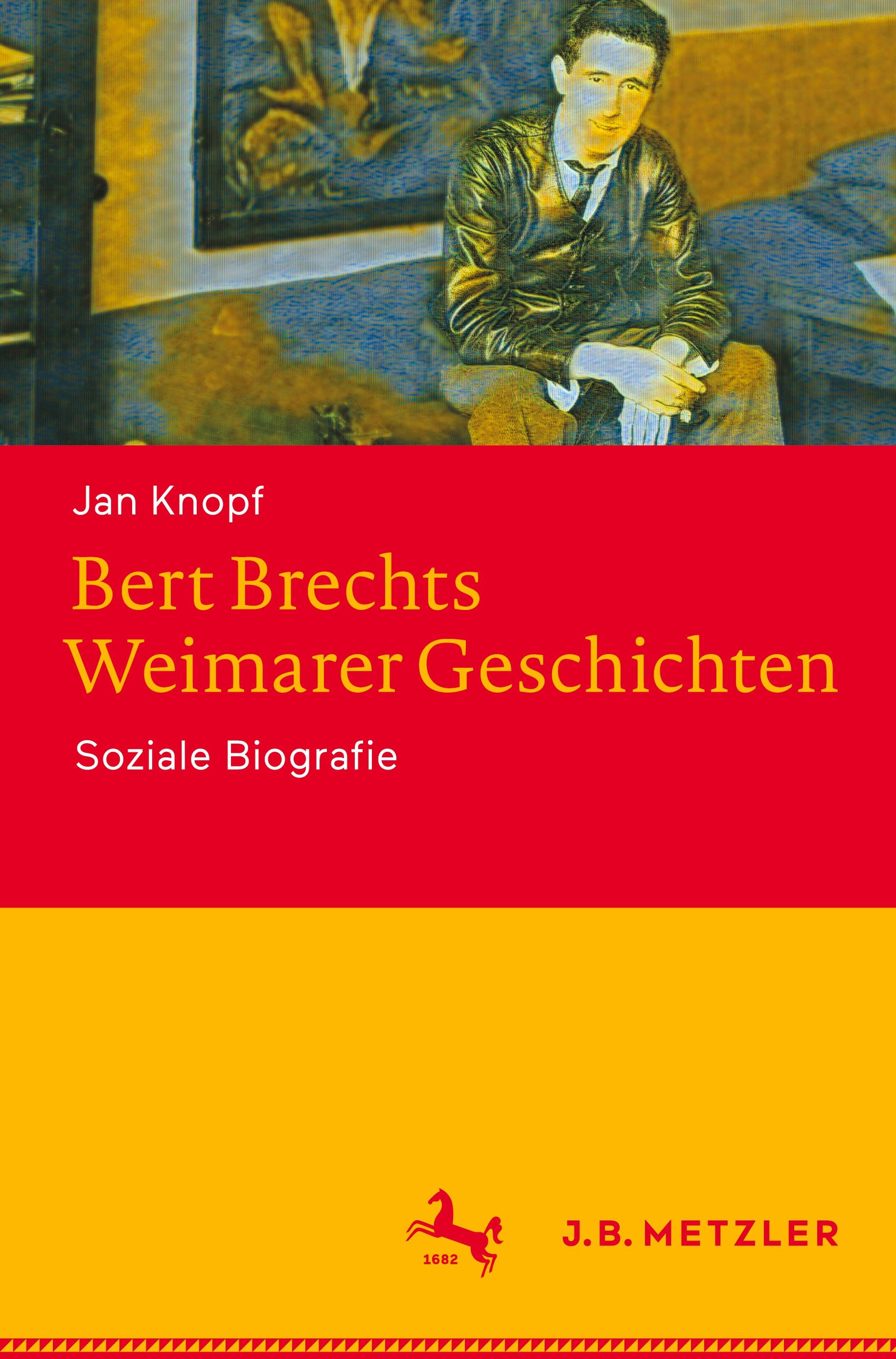 Vorderes Coverbild Bert Brechts Weimarer Geschichten