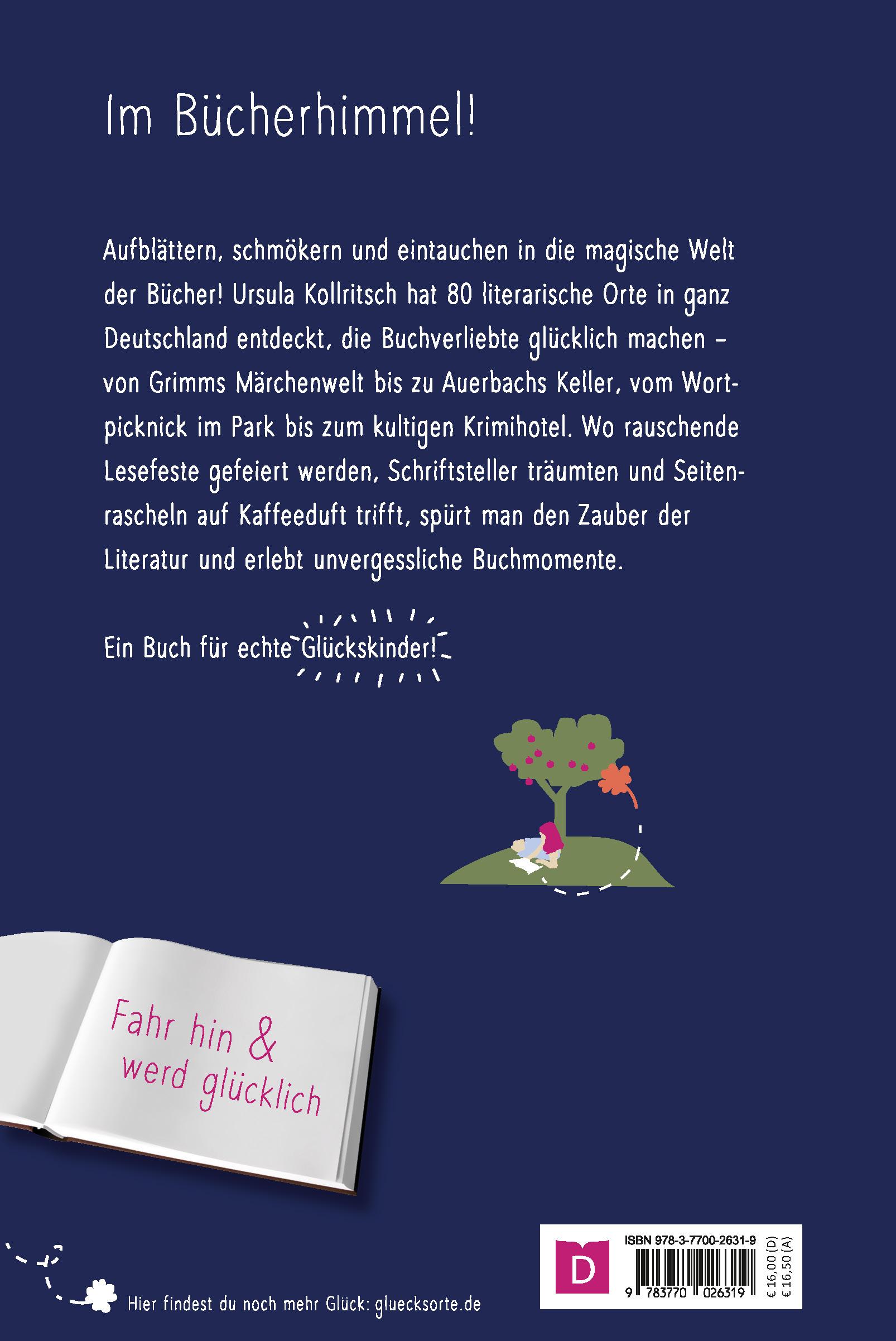 Rückseitencover Glücksorte in der Welt der Bücher
