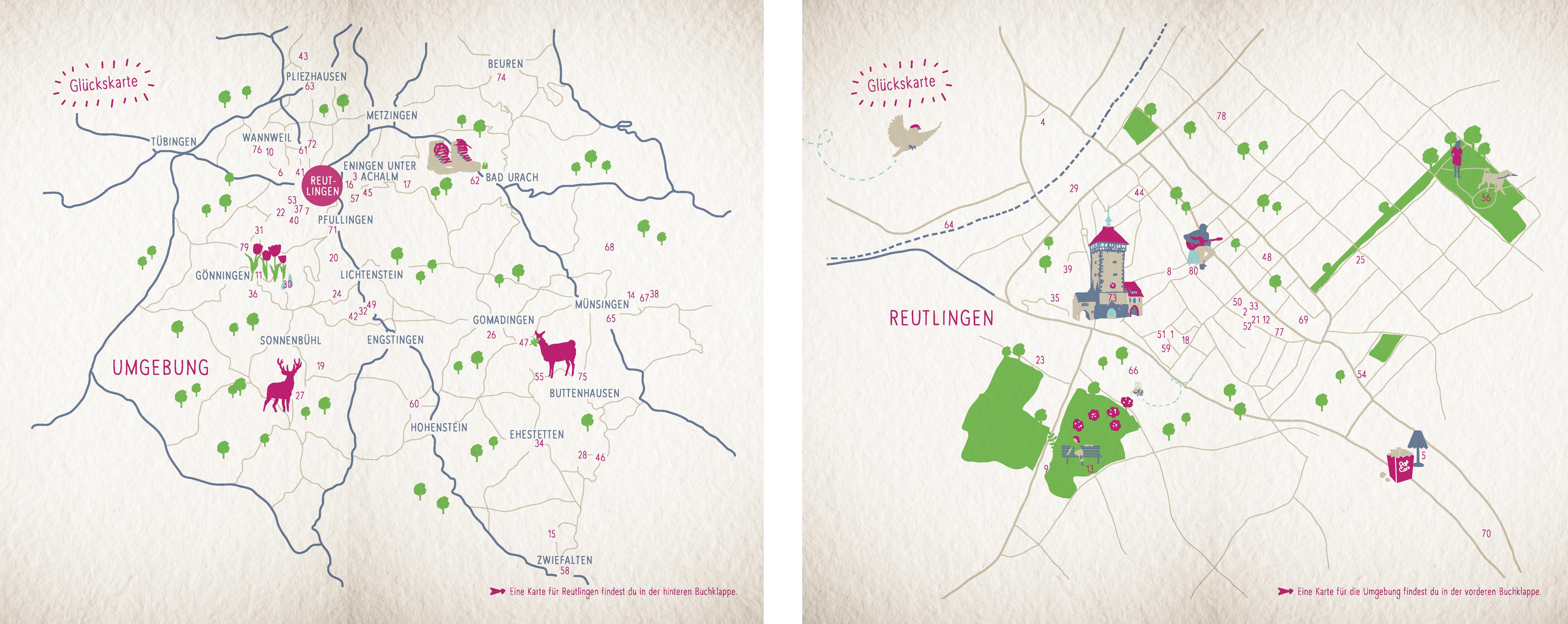Beispielinhalt (Bild) Glücksorte in und um Reutlingen