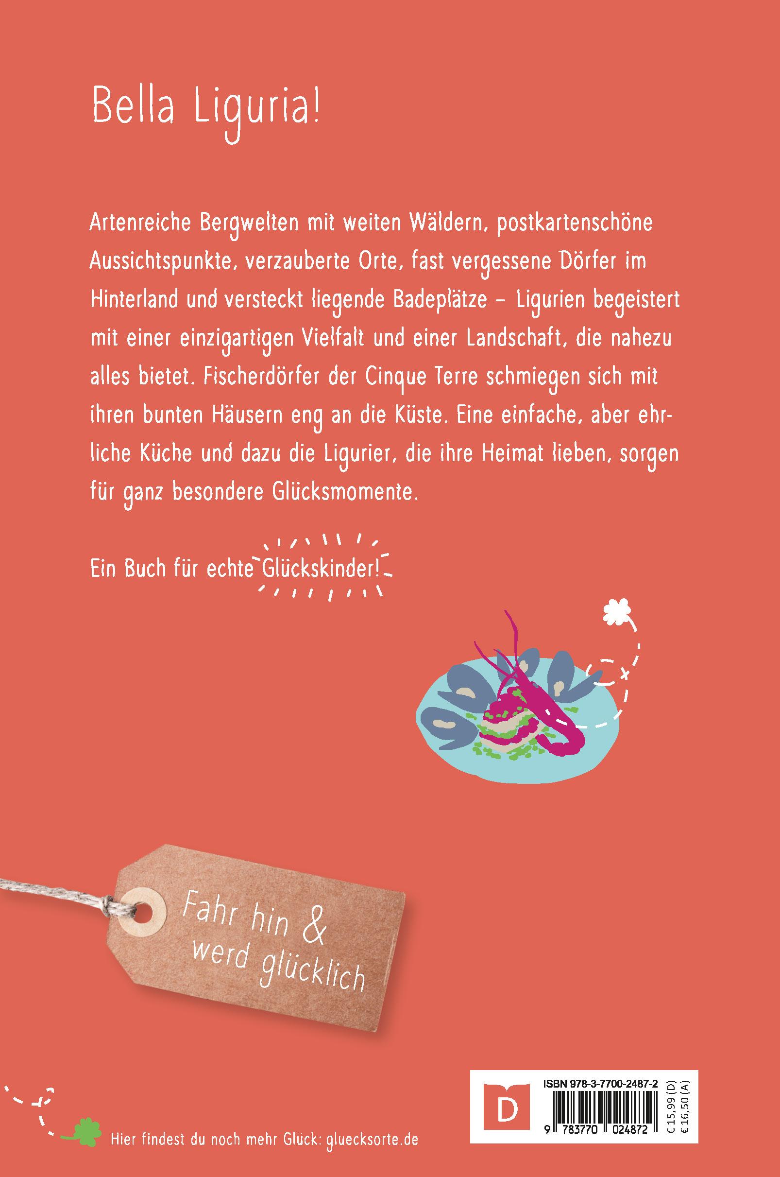 Rückseitencover Glücksorte in Ligurien
