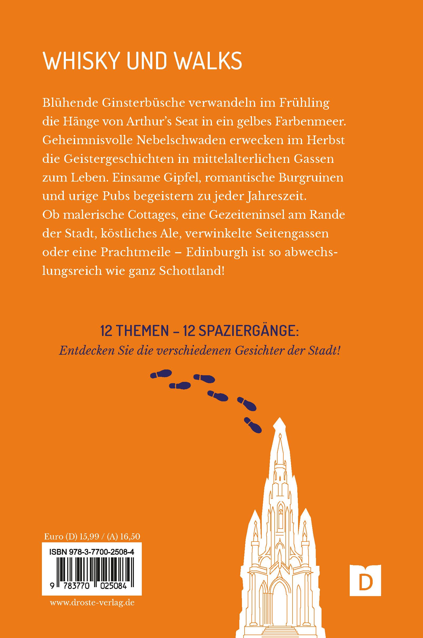 Rückseitencover Zu Fuß durch Edinburgh