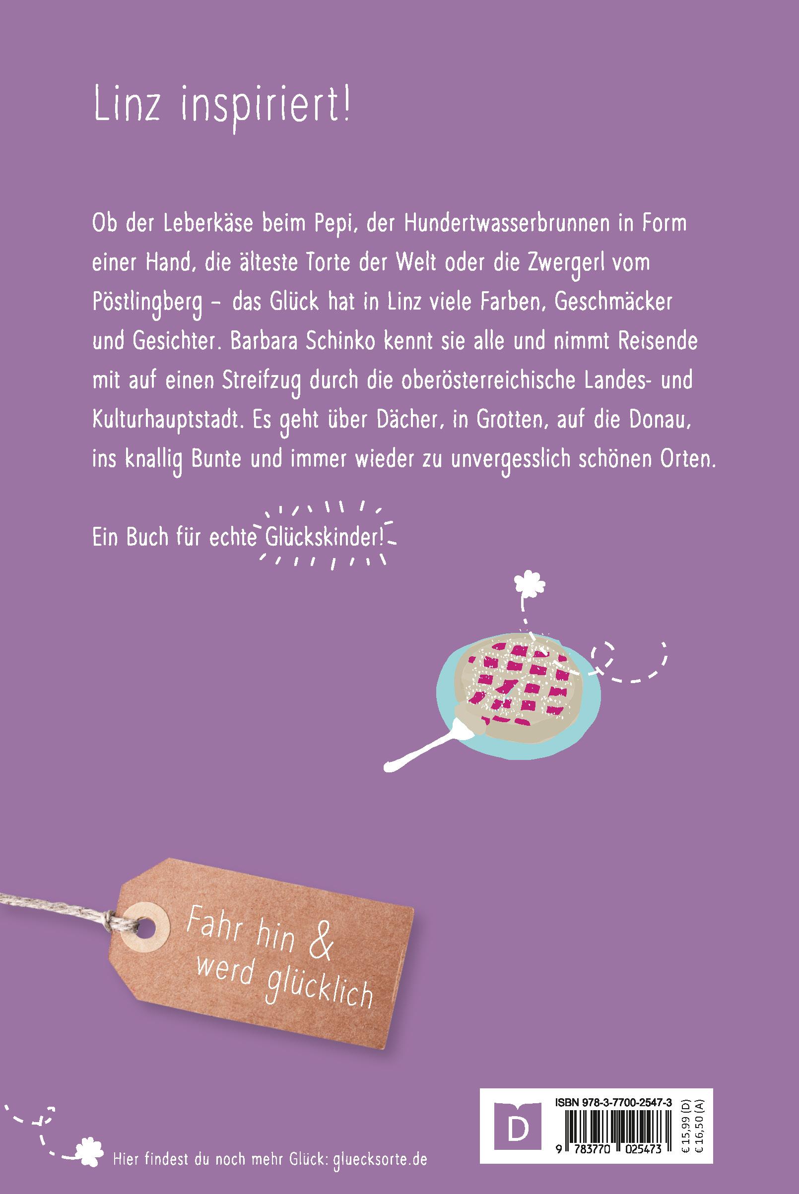 Rückseitencover Glücksorte in und um Linz