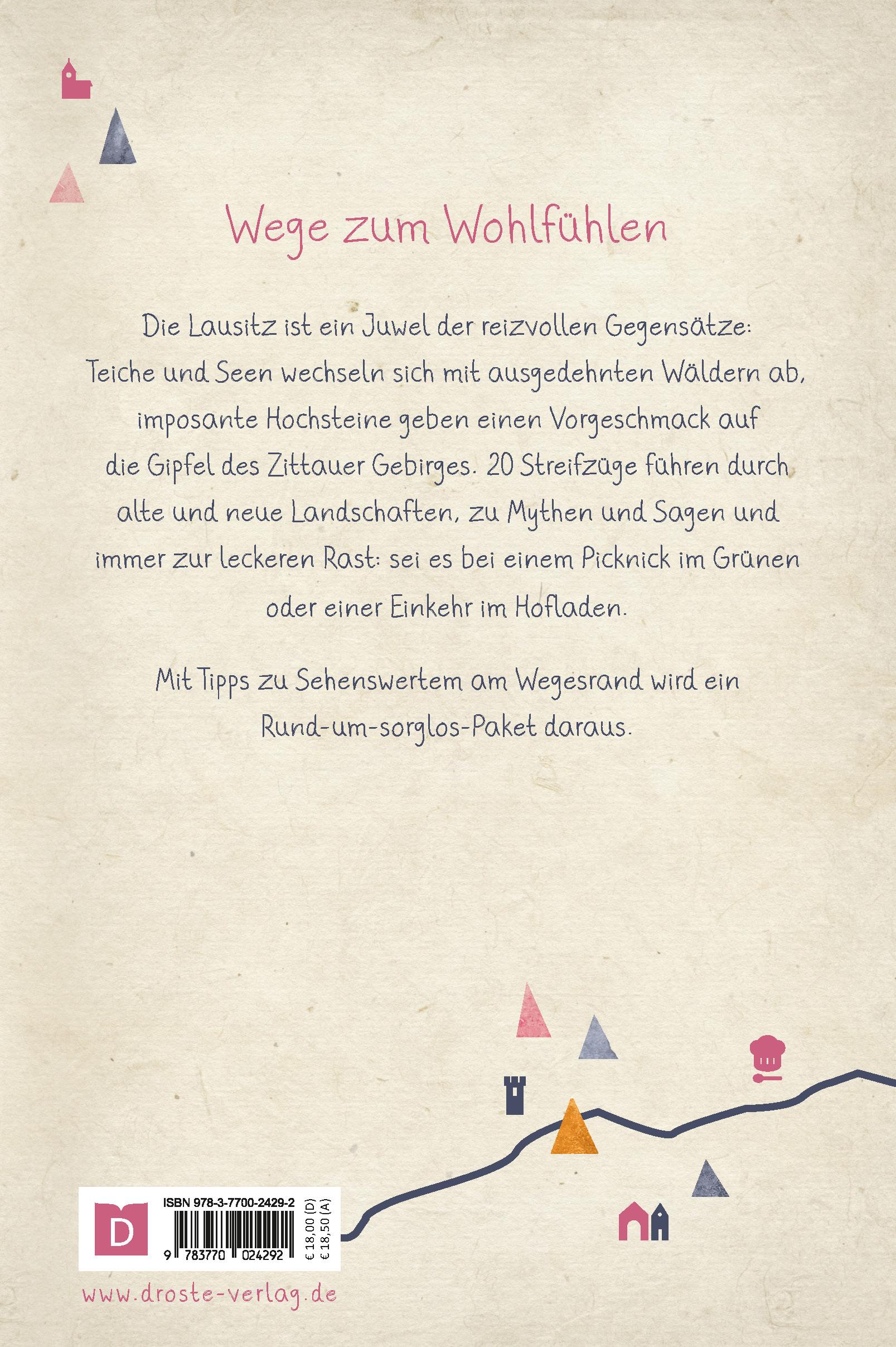 Rückseitencover Lausitz. Wandern für die Seele