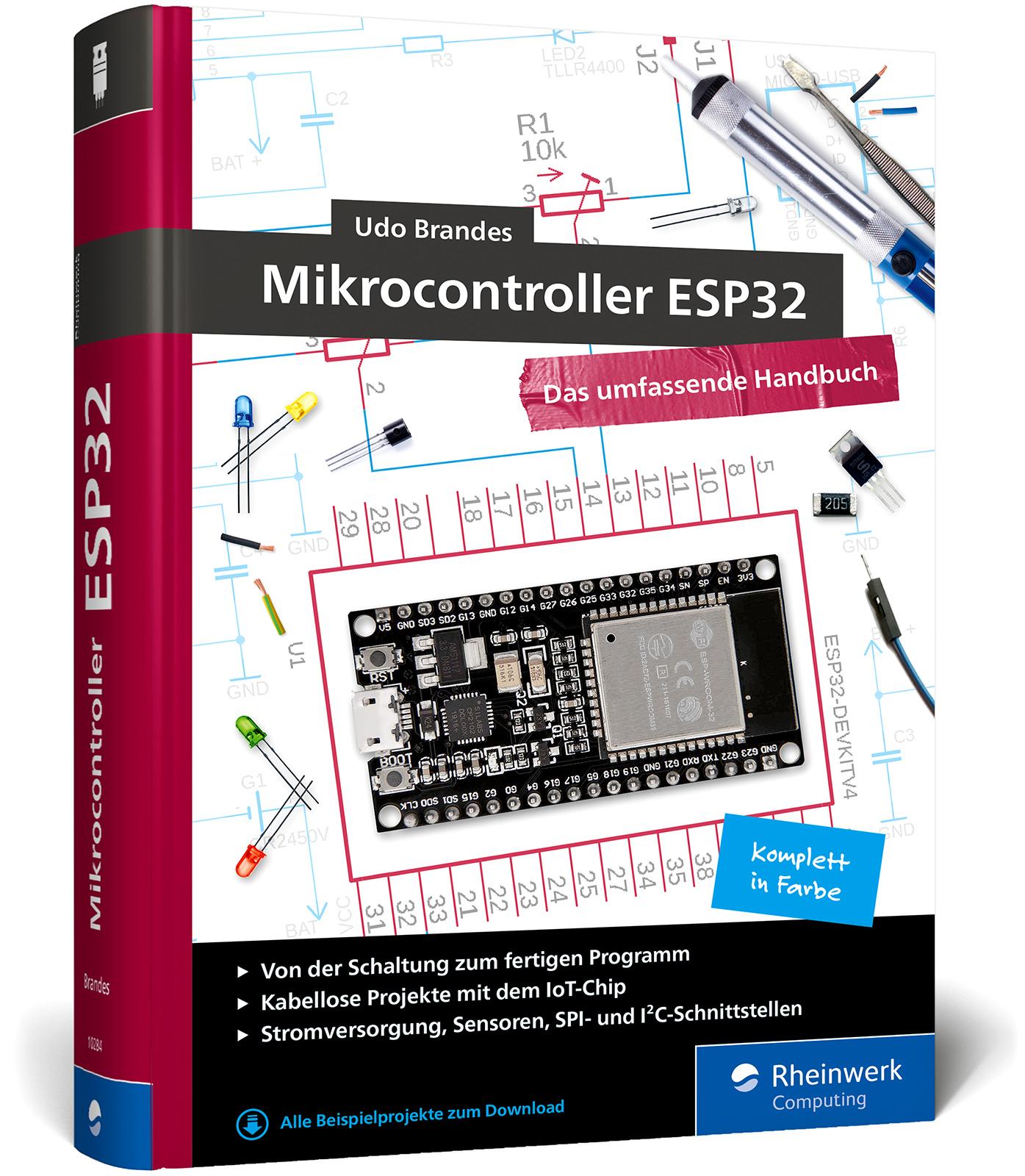 Vorderes Coverbild Mikrocontroller ESP32