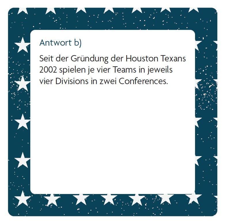 Beispielinhalt (Bild) Das American Football-Quiz