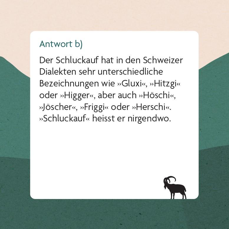 Beispielinhalt (Bild) Dialekt-Quiz Schweiz