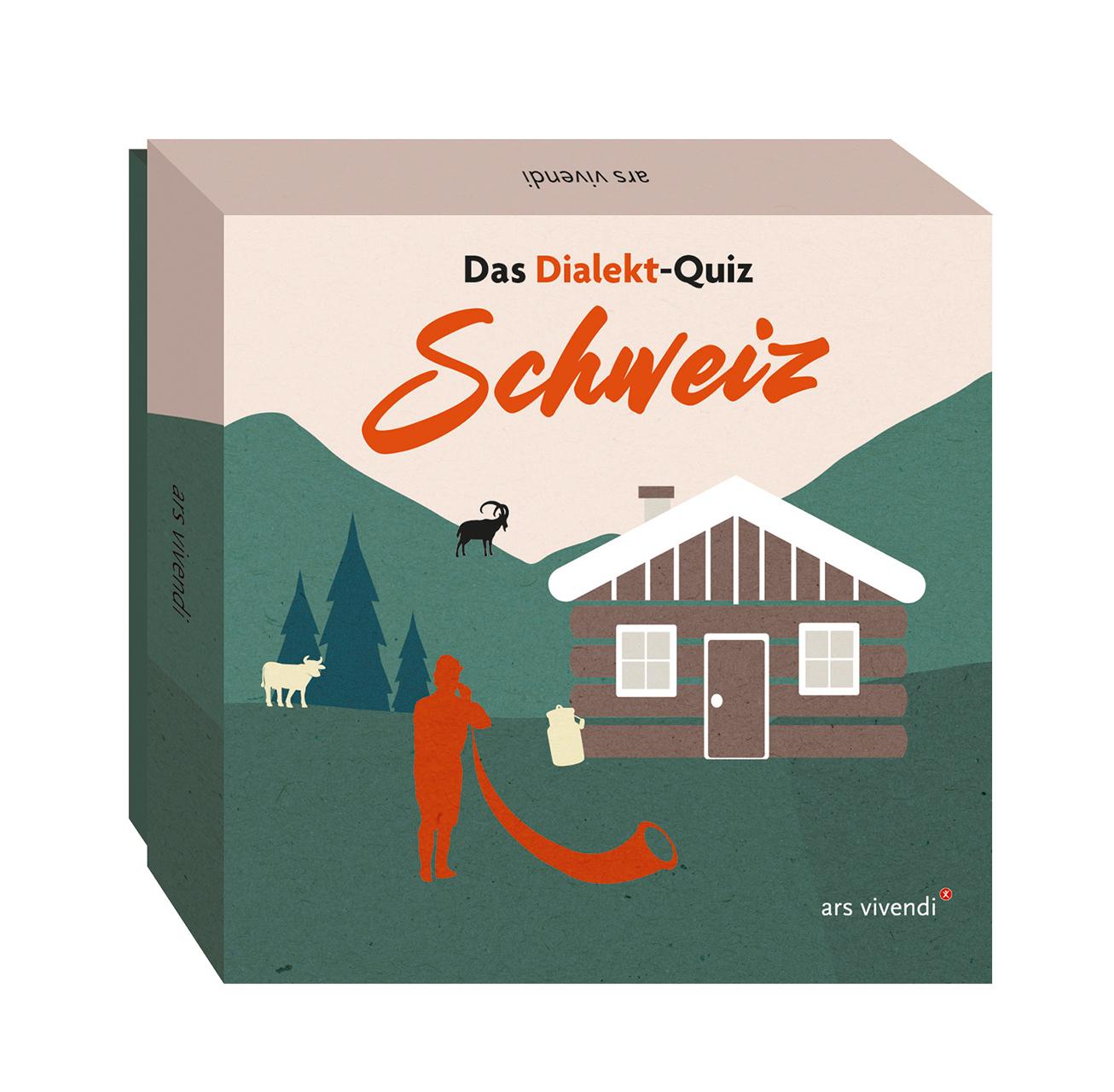 Vorderes Coverbild Dialekt-Quiz Schweiz
