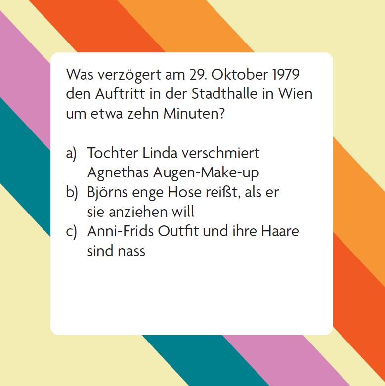 Beispielinhalt (Bild) Das ABBA-Quiz