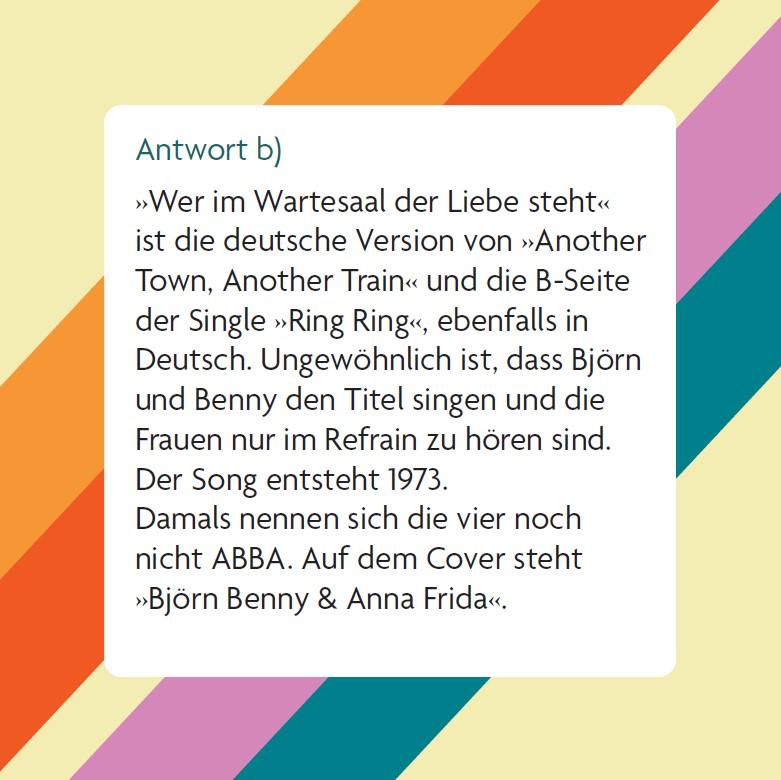 Beispielinhalt (Bild) Das ABBA-Quiz