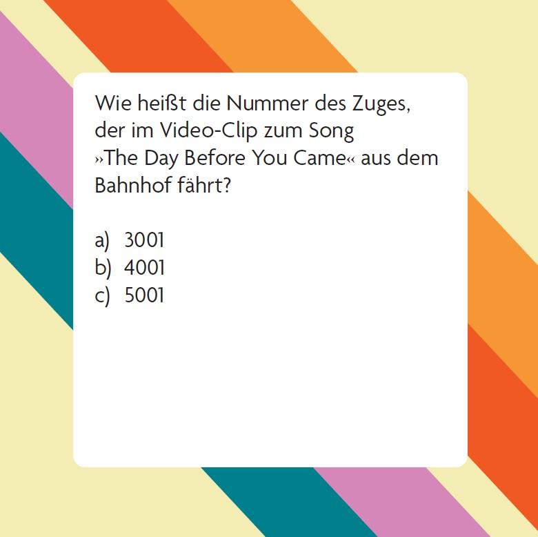 Beispielinhalt (Bild) Das ABBA-Quiz