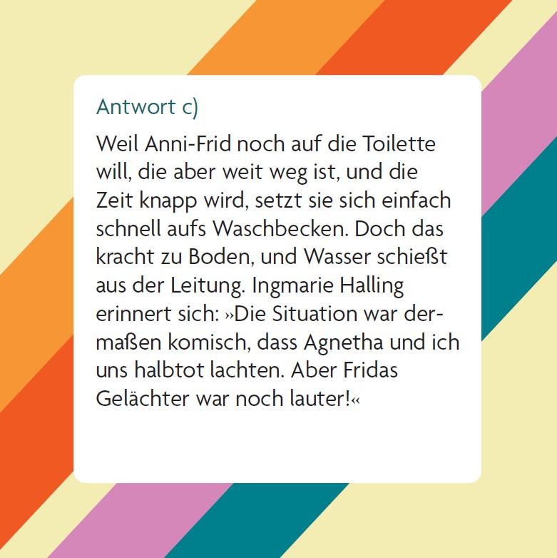 Beispielinhalt (Bild) Das ABBA-Quiz