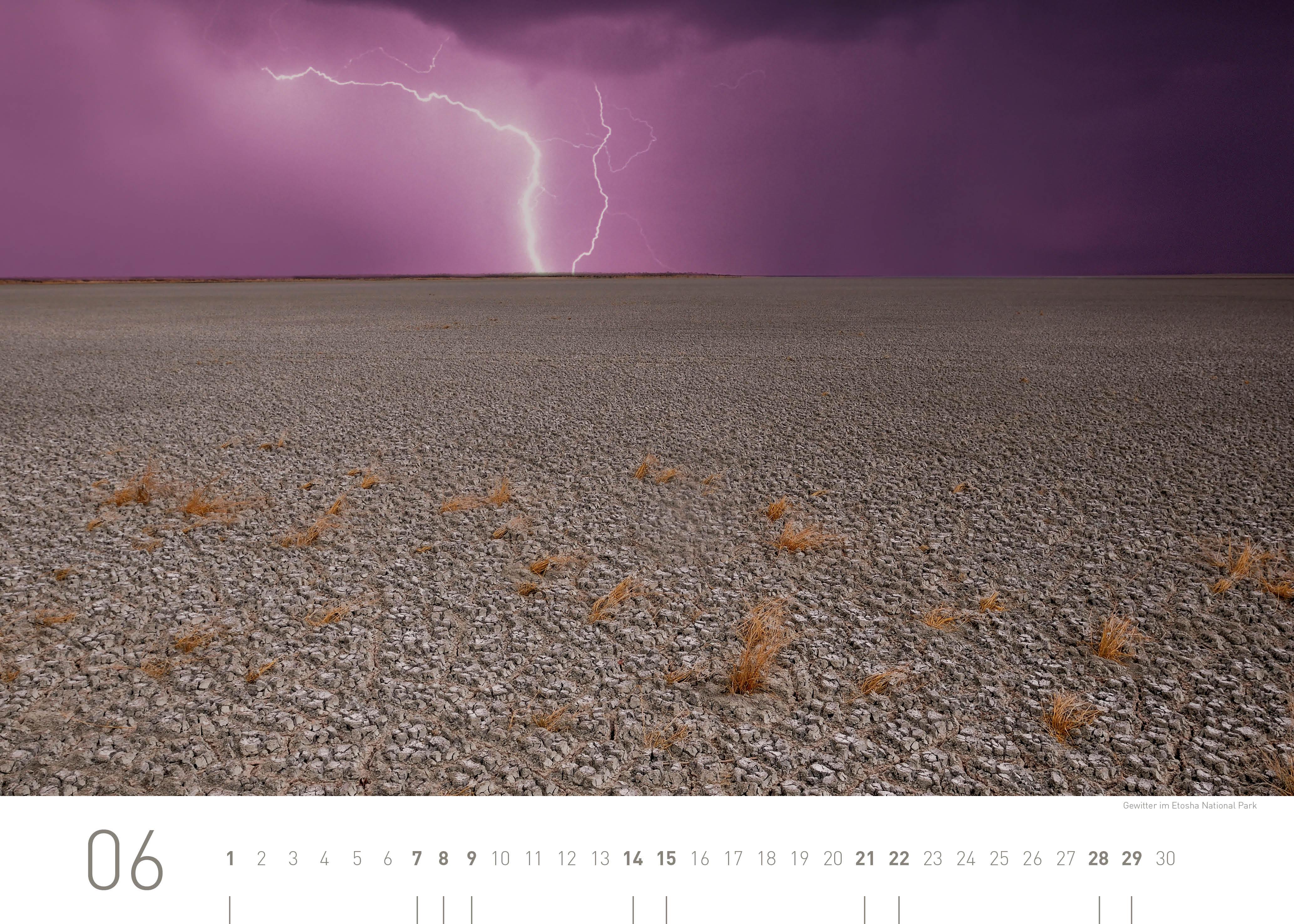 Beispielinhalt (Bild) 360° Namibia Exklusivkalender 2025