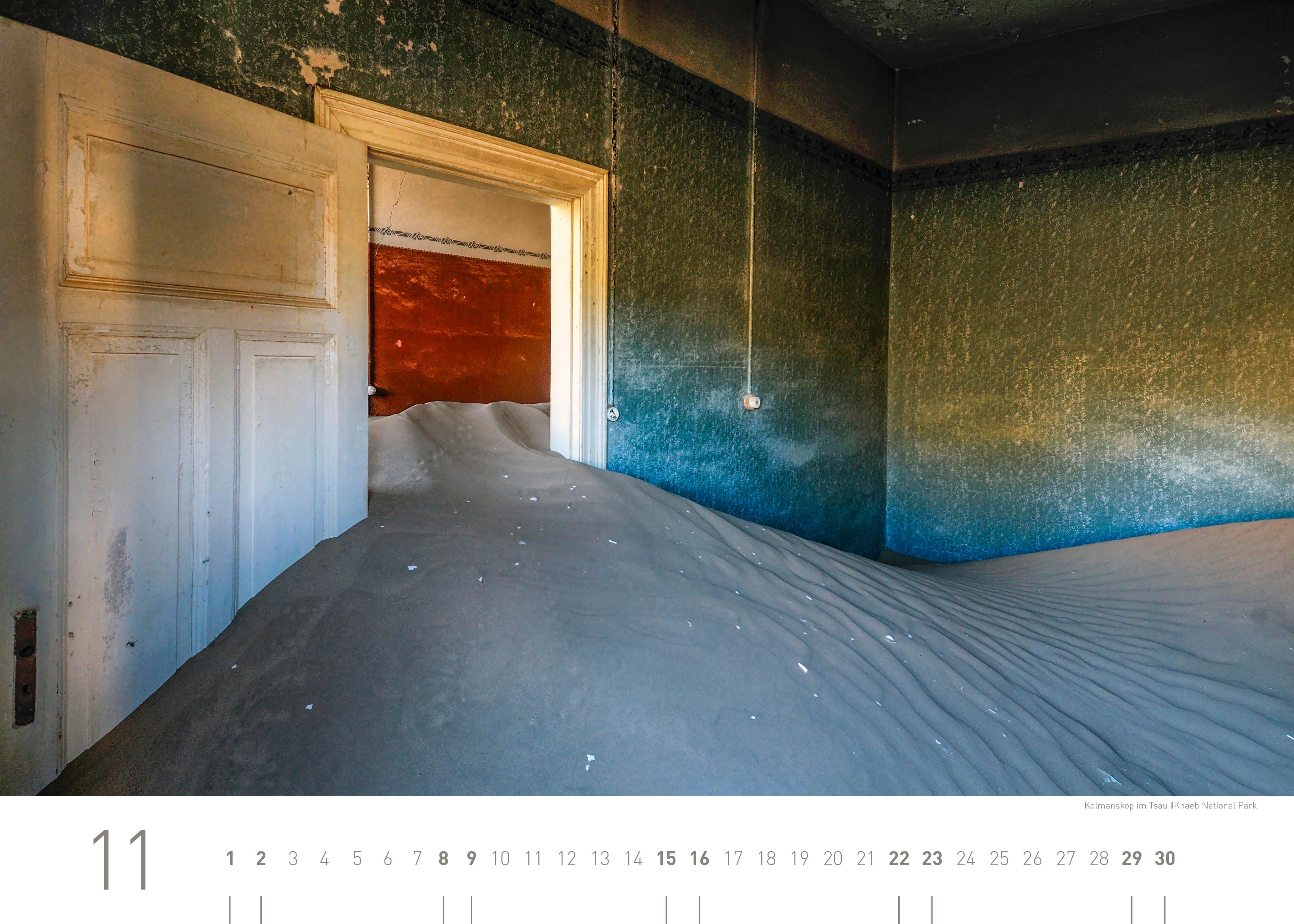 Beispielinhalt (Bild) 360° Namibia Exklusivkalender 2025