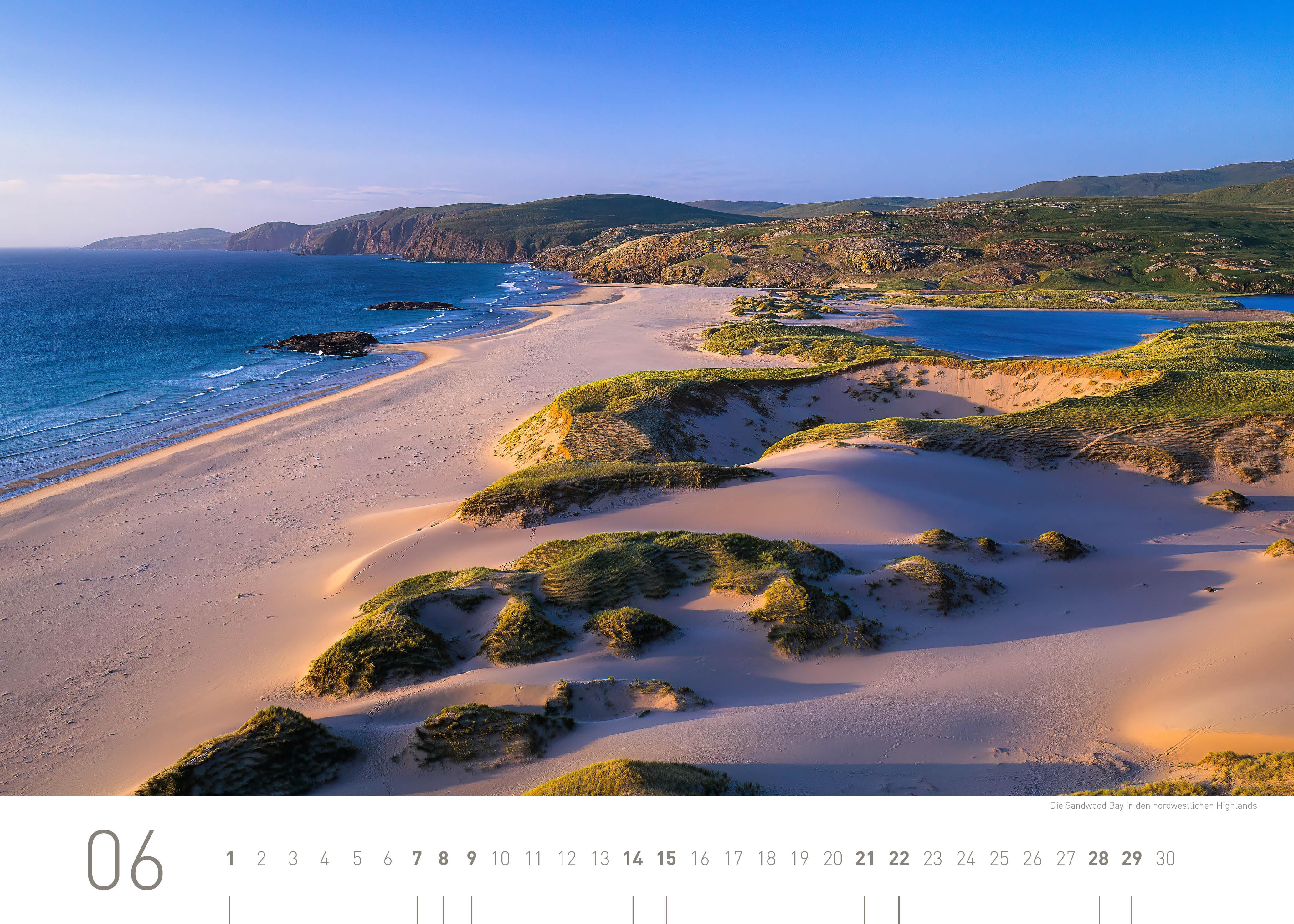 Beispielinhalt (Bild) 360° Schottland Exklusivkalender 2025