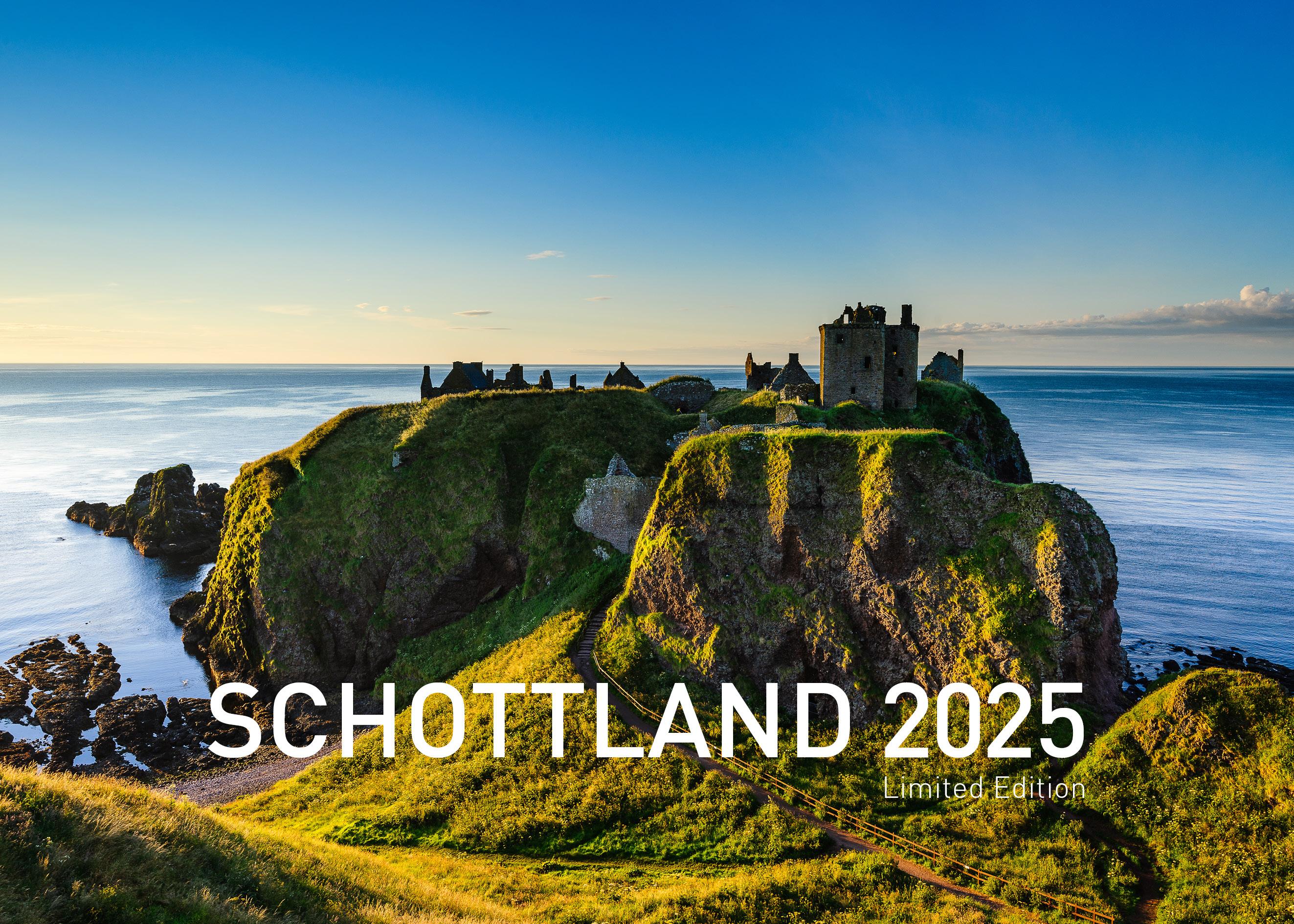 Vorderes Coverbild 360° Schottland Exklusivkalender 2025
