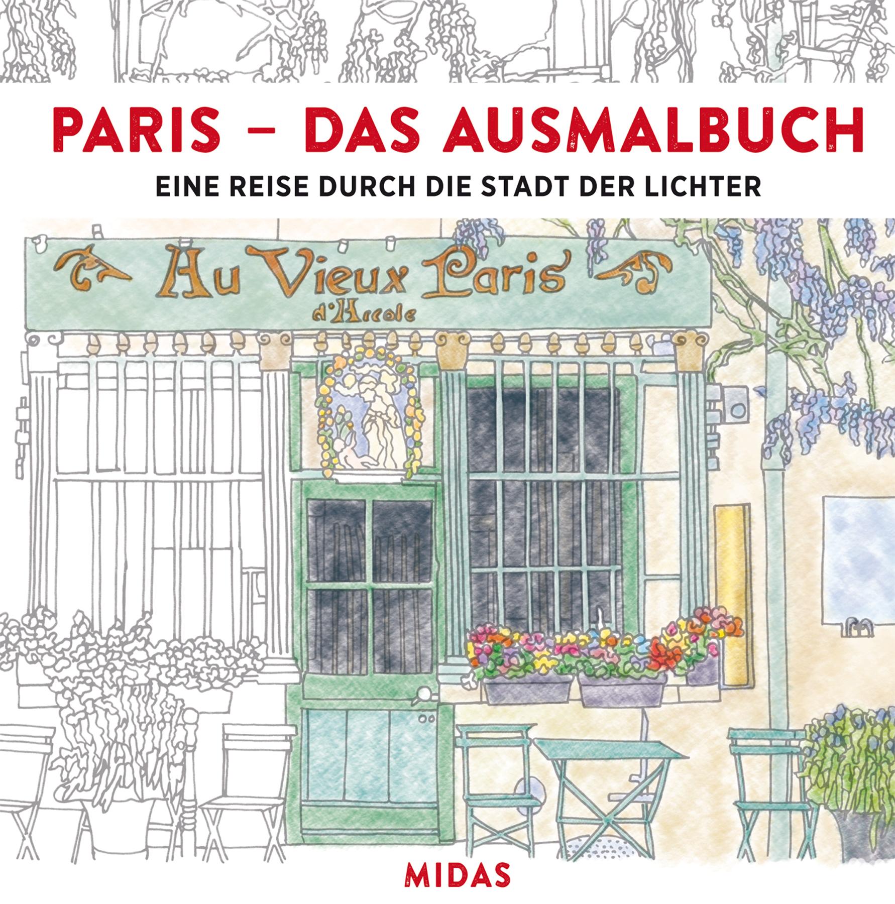 Vorderes Coverbild PARIS - Das Ausmalbuch