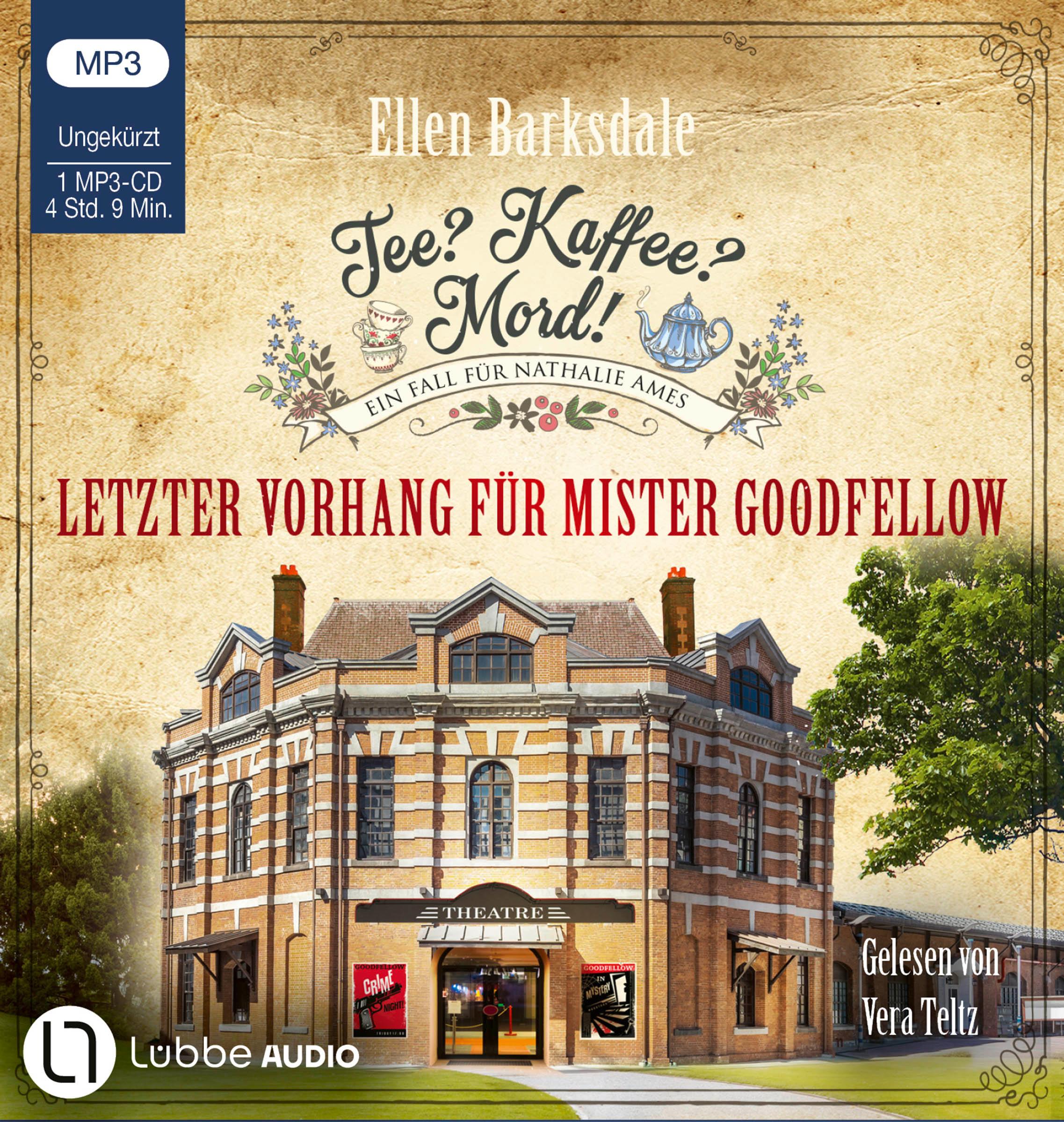 Vorderes Coverbild Tee? Kaffee? Mord! - Letzter Vorhang für Mister Goodfellow