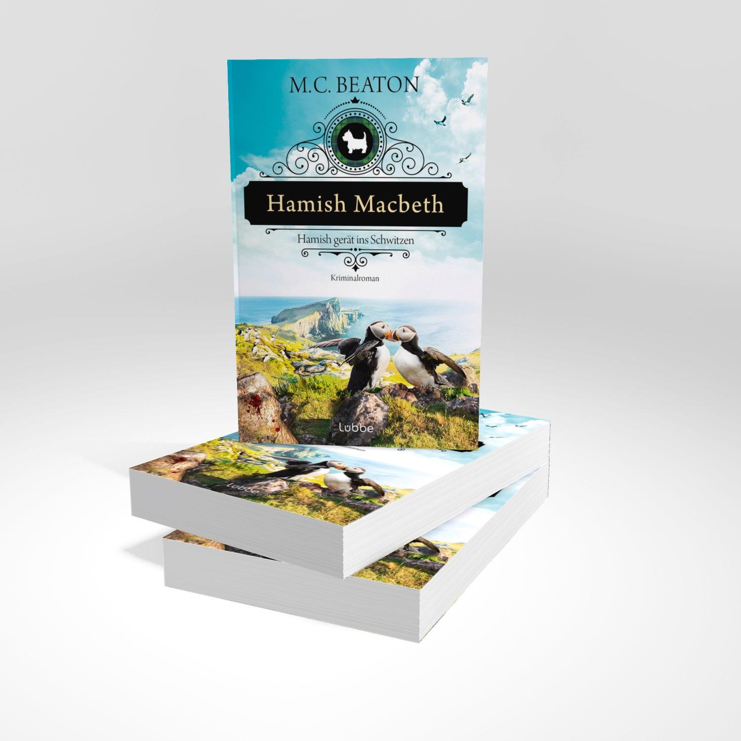 Beispielinhalt (Bild) Hamish Macbeth gerät ins Schwitzen