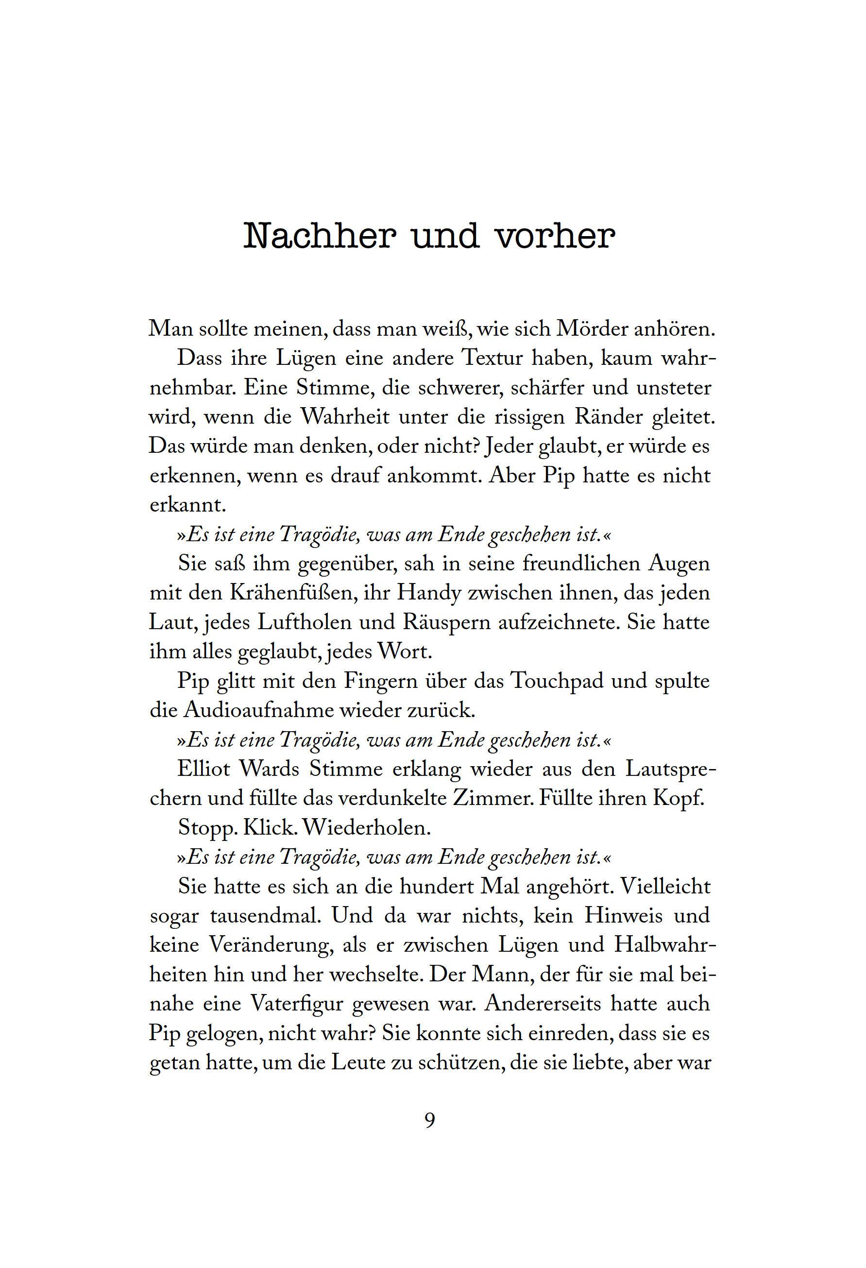 Beispielinhalt (Bild) Good Girl, Bad Blood