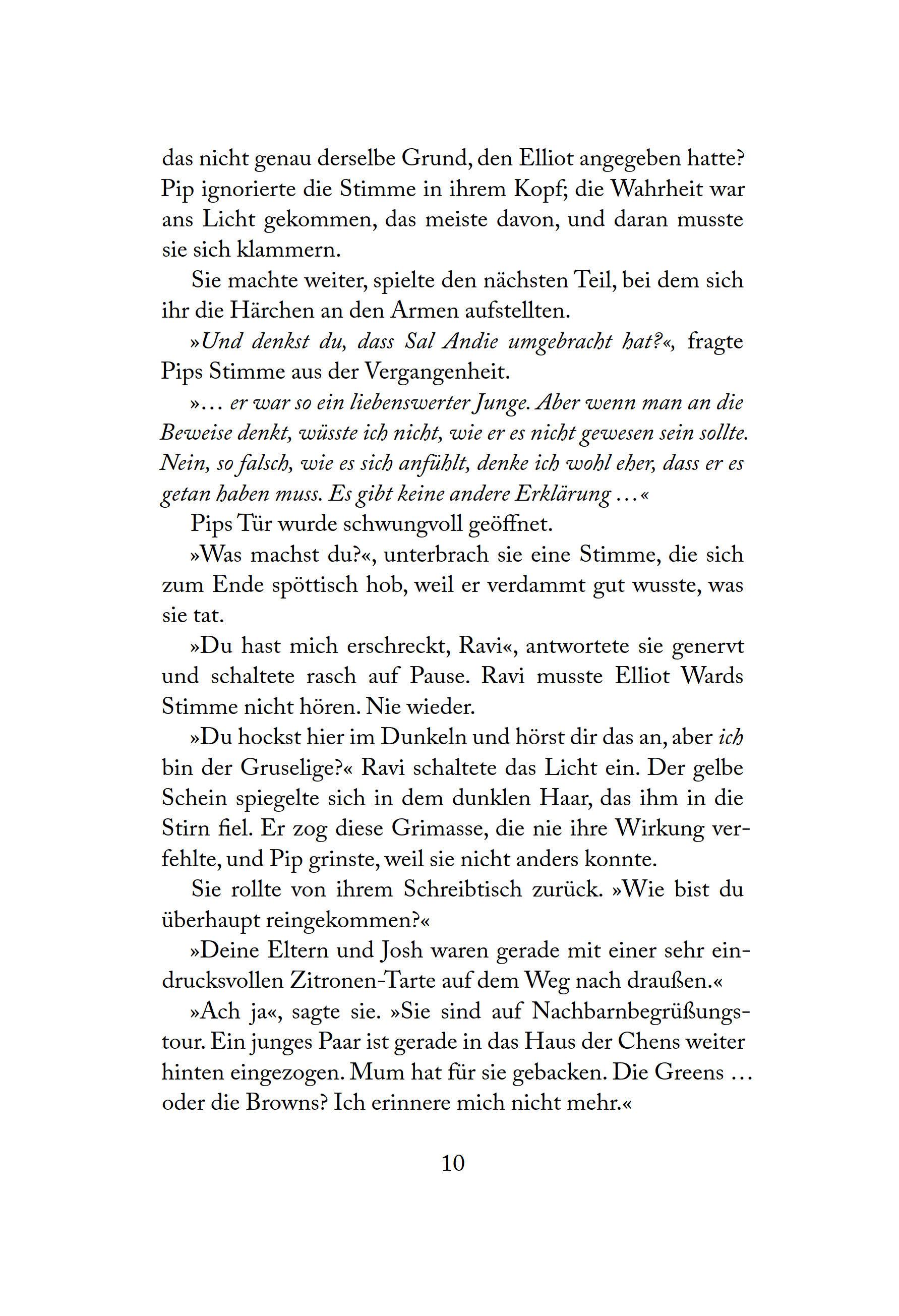 Beispielinhalt (Bild) Good Girl, Bad Blood