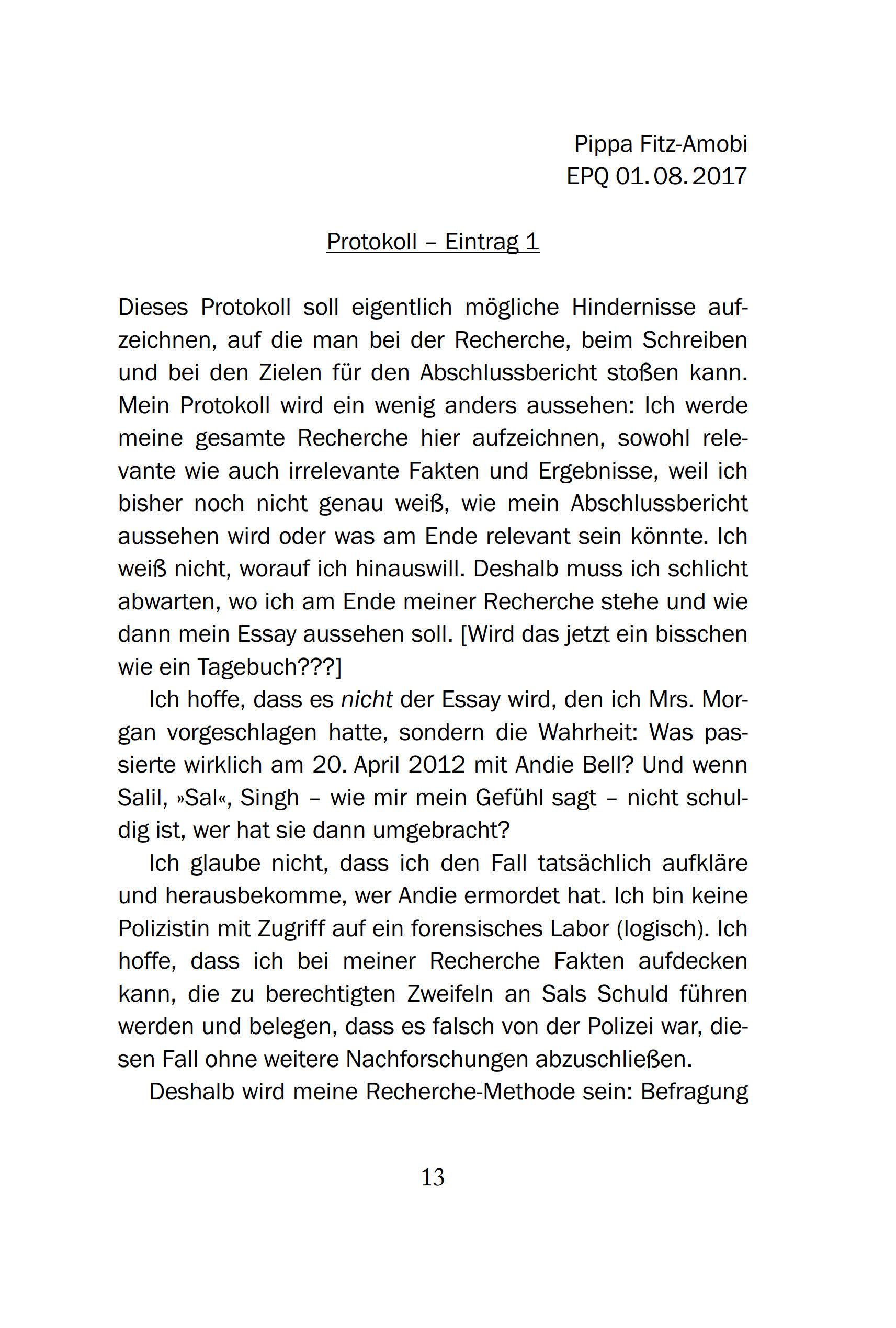 Beispielinhalt (Bild) A Good Girl's Guide to Murder